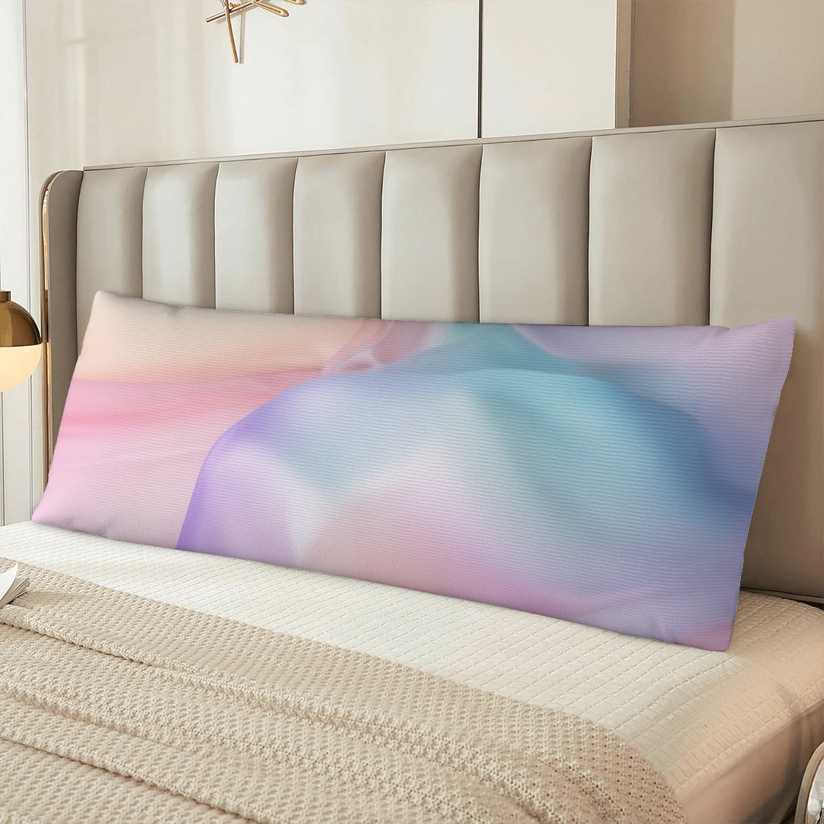 Body Pillow Cover 20"x60" - Pastel Satin