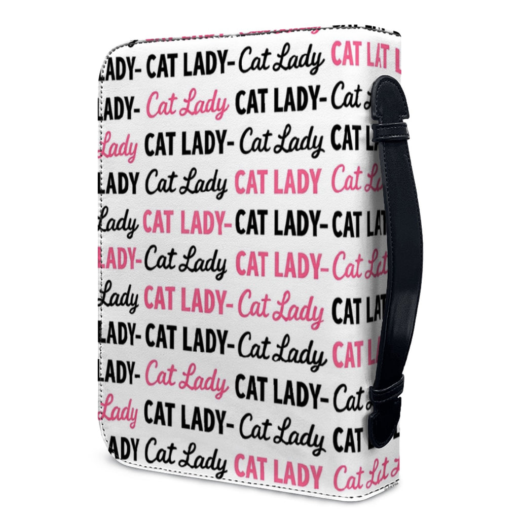Cat Lady Leather Book/Bible Cover