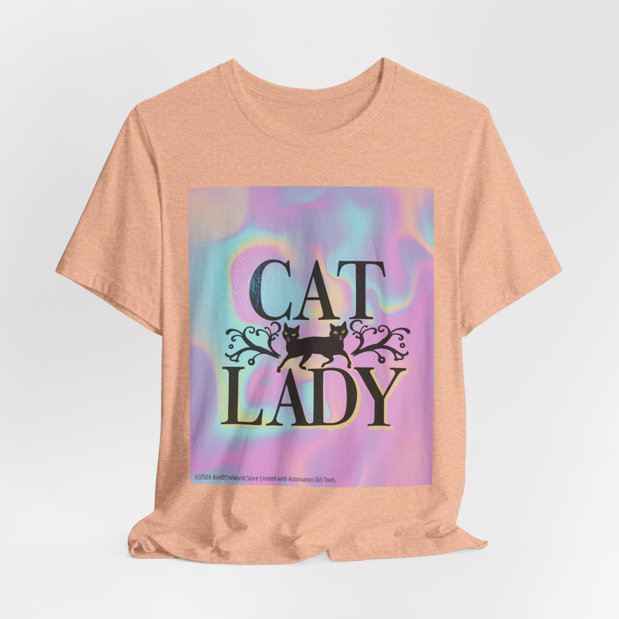 "Cat Lady" Tee —   Cute Catgirl T-Shirt