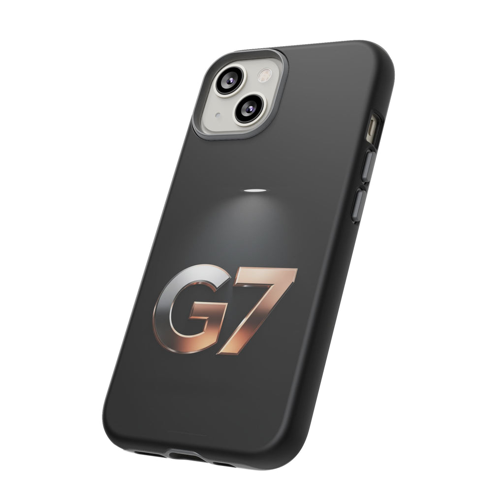 G7 Spotlight Tough Phone Case — Sleek Metallic Logo Protective Cover