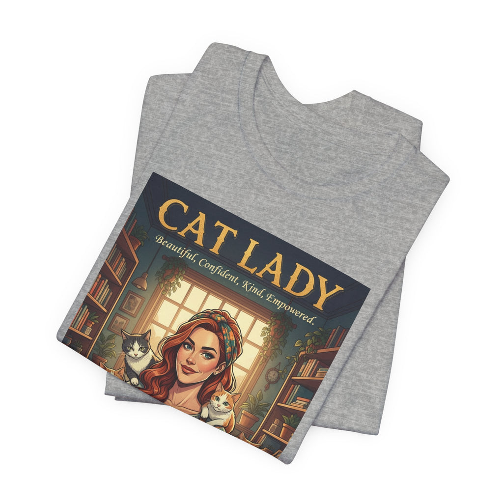 "Cat Lady - Empowered" Tee —   Cute Catgirl T-Shirt