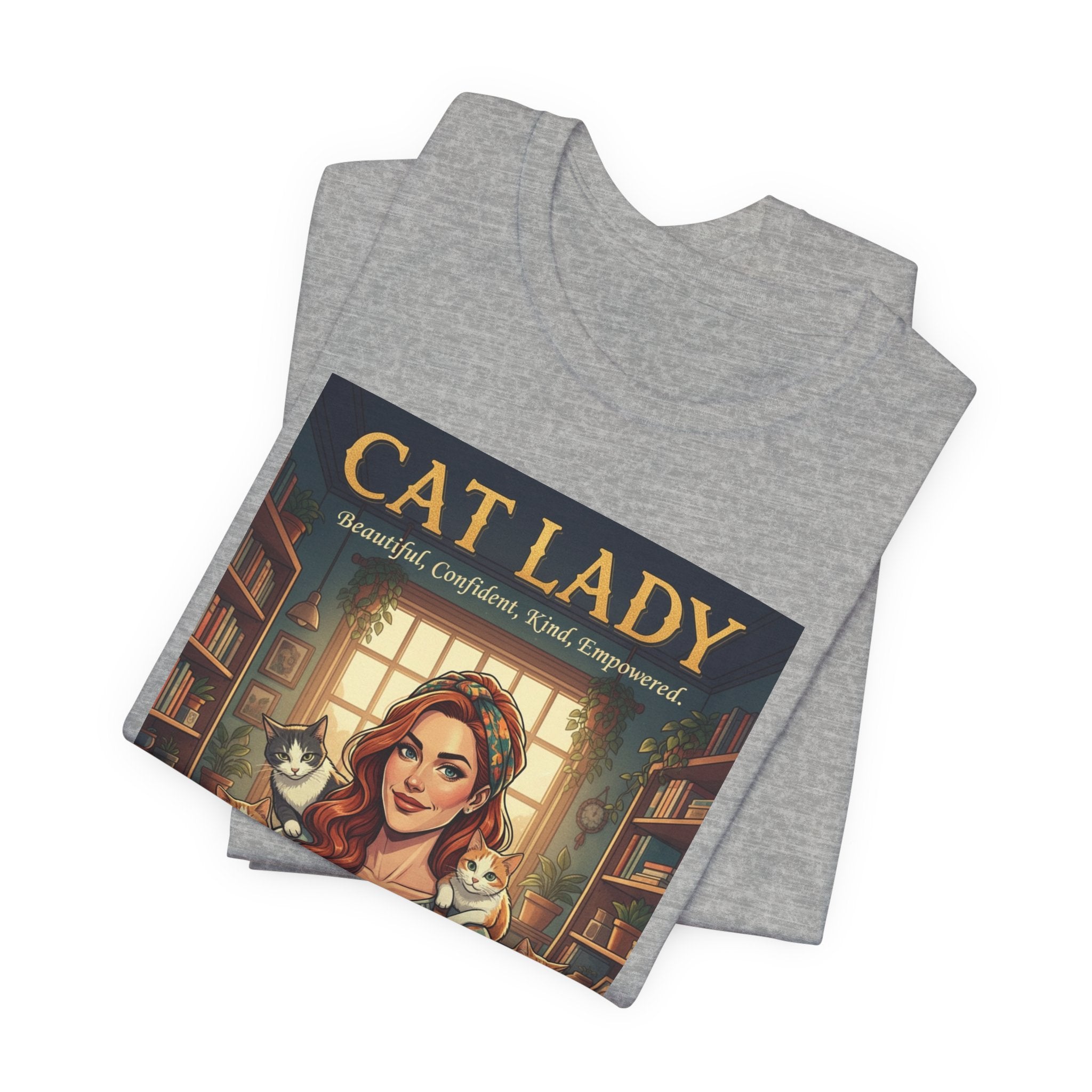 "Cat Lady - Empowered" Tee —   Cute Catgirl T-Shirt