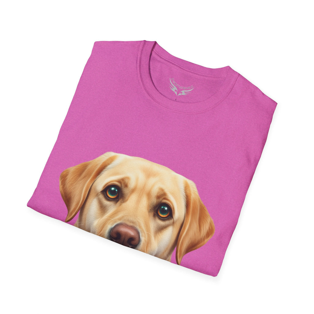 Yellow Labrador Retriever Dog Lab Parent Tee  - Softstyle T-Shirt