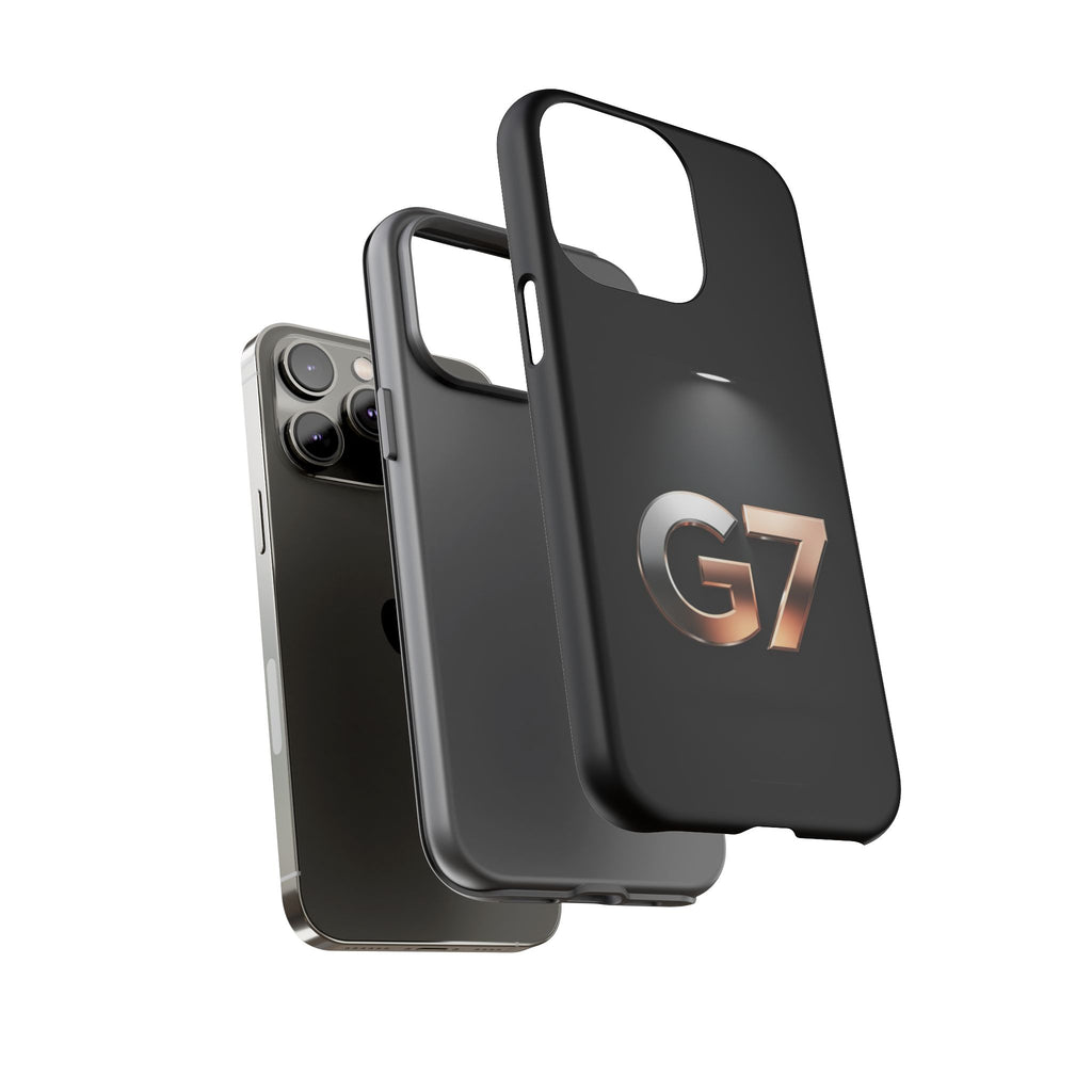 G7 Spotlight Tough Phone Case — Sleek Metallic Logo Protective Cover