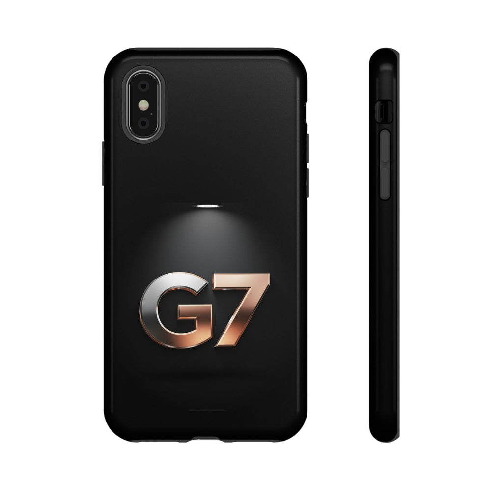 G7 Spotlight Tough Phone Case — Sleek Metallic Logo Protective Cover