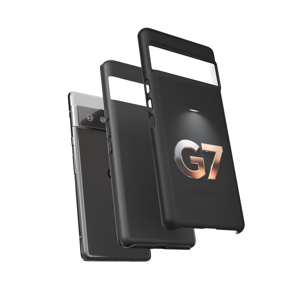 G7 Spotlight Tough Phone Case — Sleek Metallic Logo Protective Cover