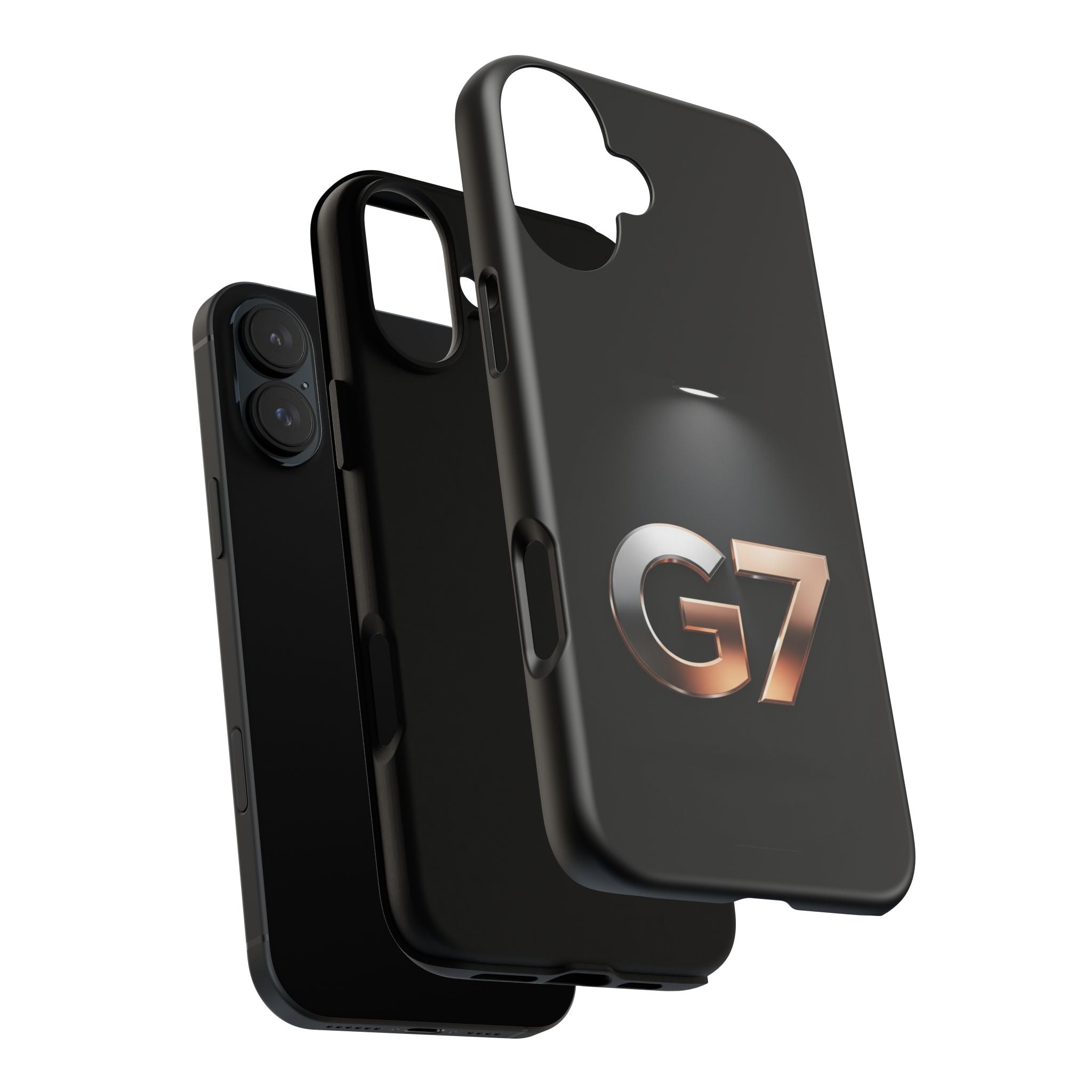 G7 Spotlight Tough Phone Case — Sleek Metallic Logo Protective Cover