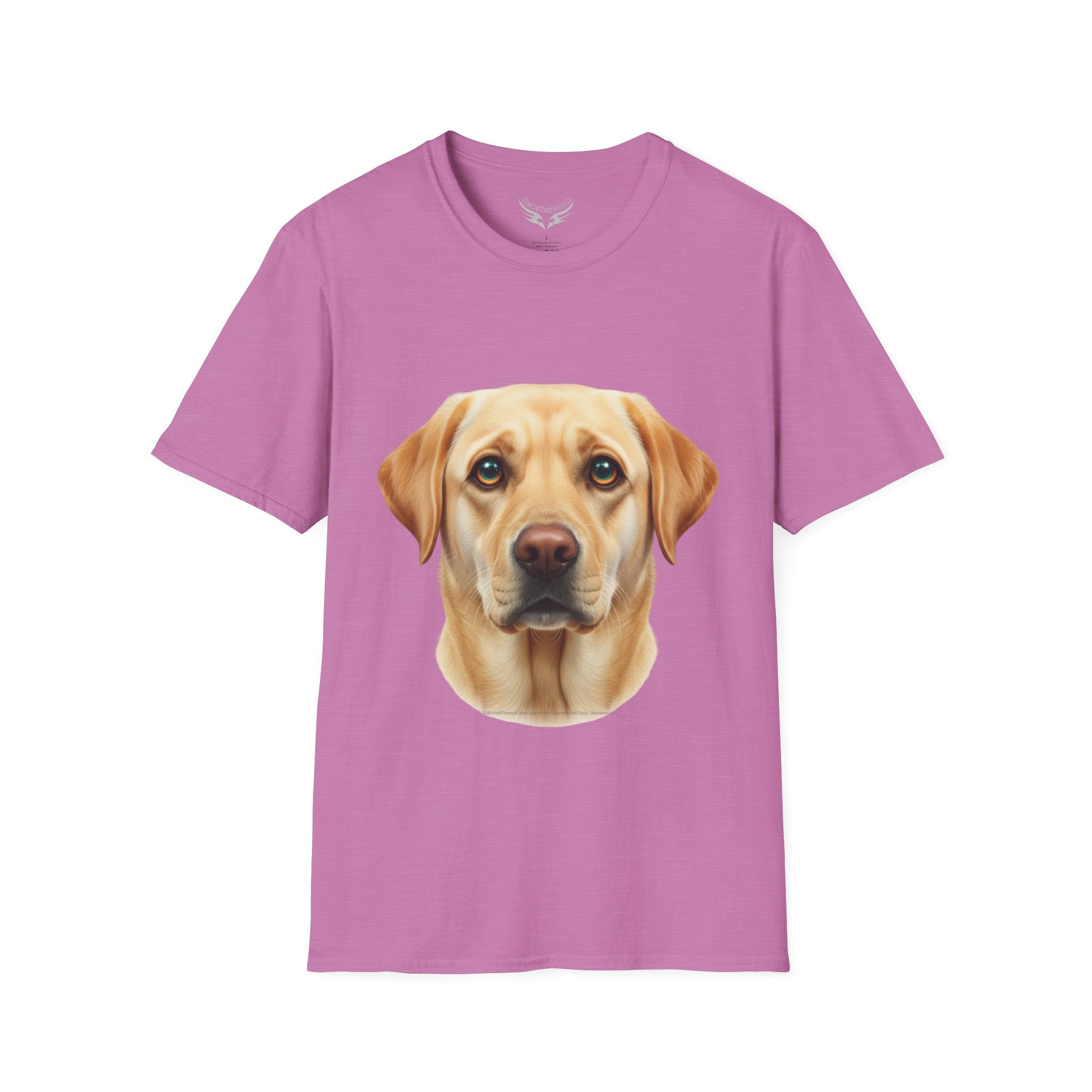 Yellow Labrador Retriever Dog Lab Parent Tee  - Softstyle T-Shirt