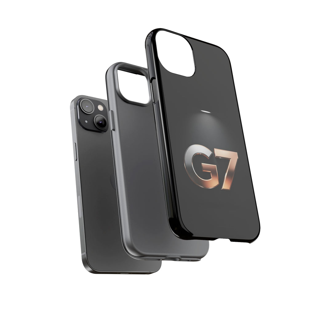 G7 Spotlight Tough Phone Case — Sleek Metallic Logo Protective Cover