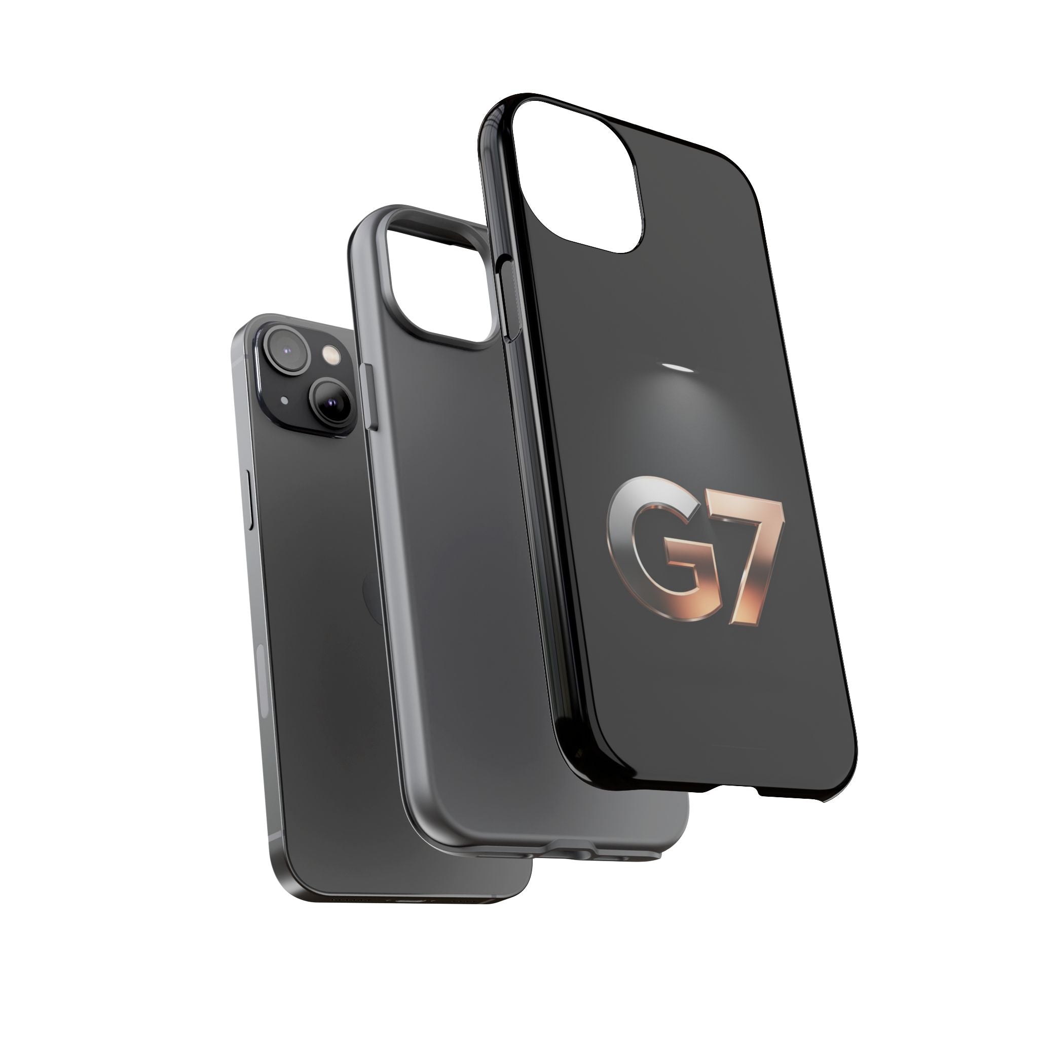 G7 Spotlight Tough Phone Case — Sleek Metallic Logo Protective Cover