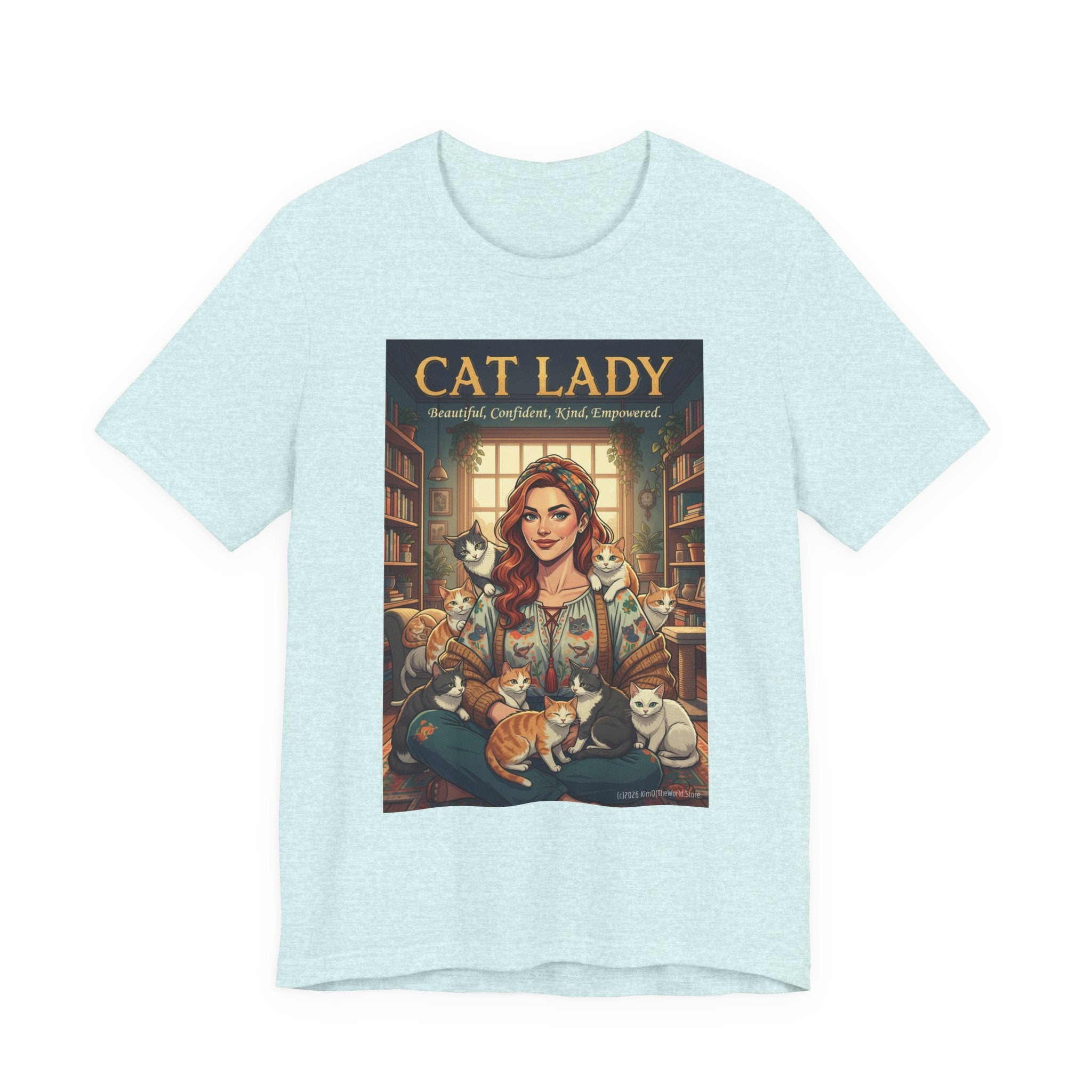 "Cat Lady - Empowered" Tee —   Cute Catgirl T-Shirt