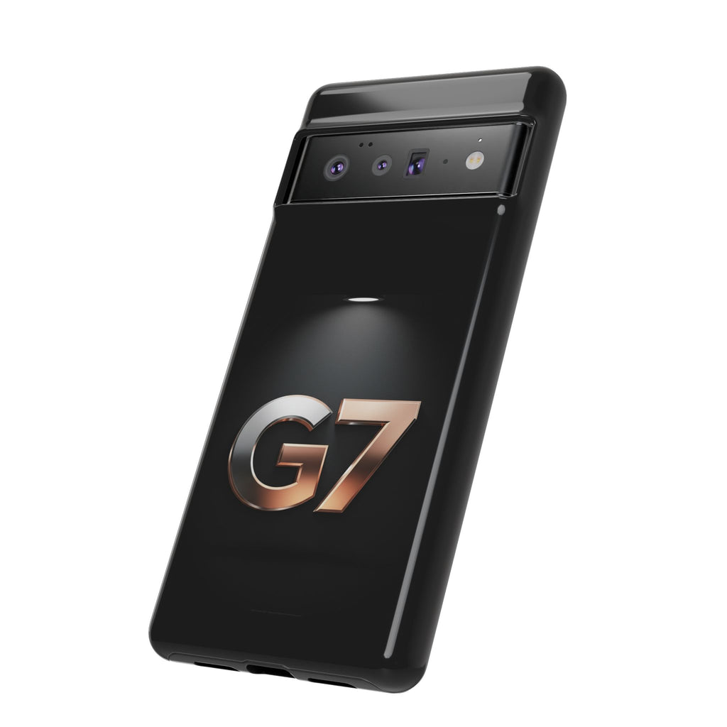 G7 Spotlight Tough Phone Case — Sleek Metallic Logo Protective Cover