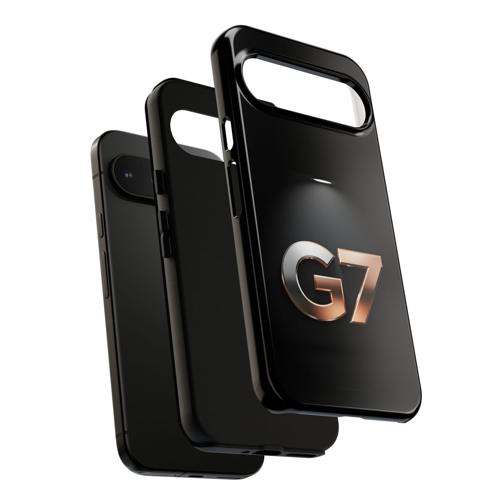 G7 Spotlight Tough Phone Case — Sleek Metallic Logo Protective Cover