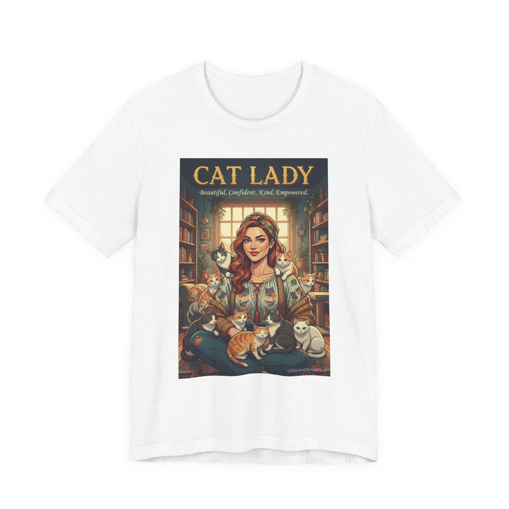 "Cat Lady - Empowered" Tee —   Cute Catgirl T-Shirt