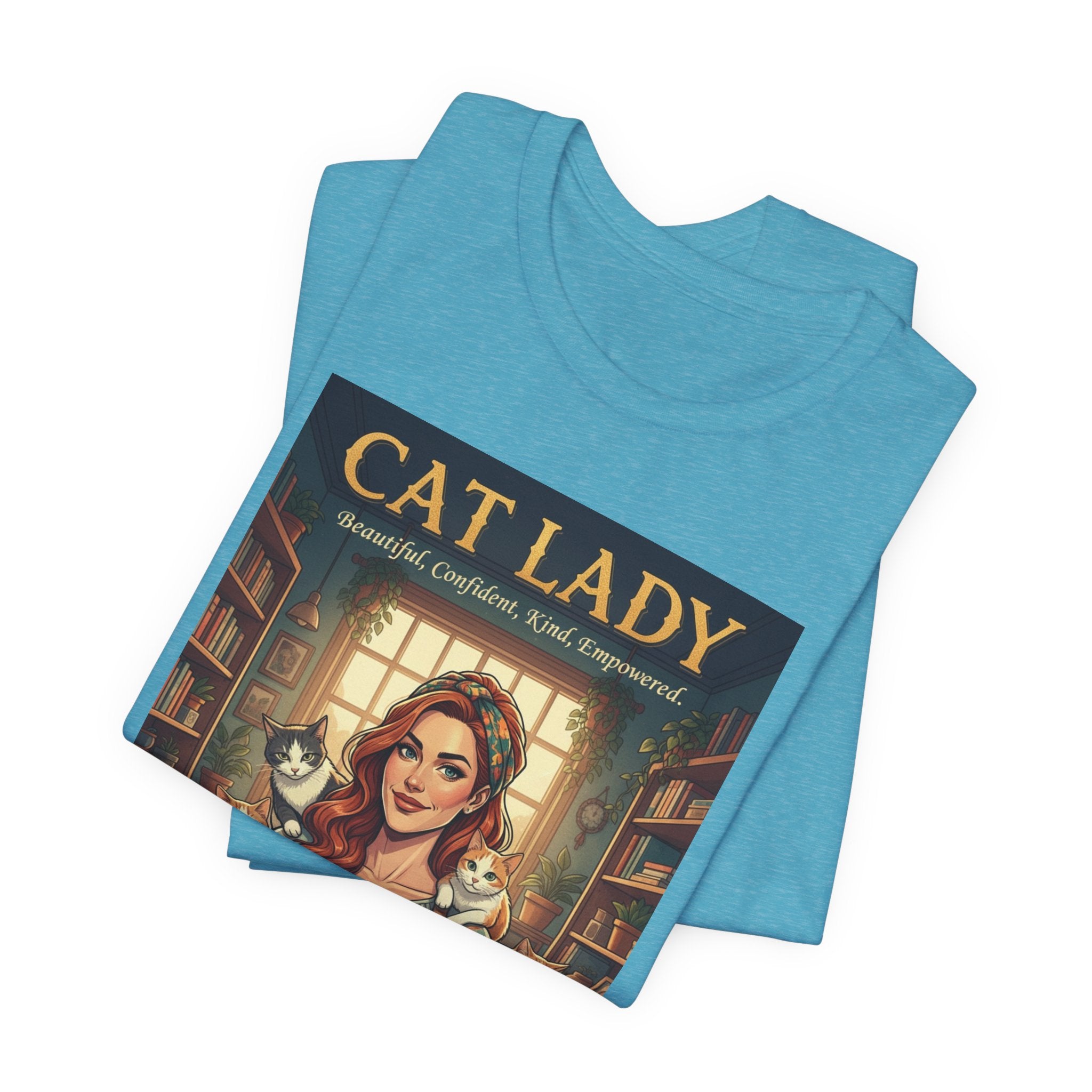 "Cat Lady - Empowered" Tee —   Cute Catgirl T-Shirt