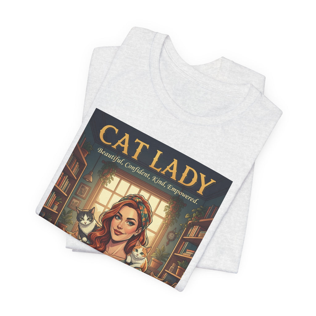 "Cat Lady - Empowered" Tee —   Cute Catgirl T-Shirt