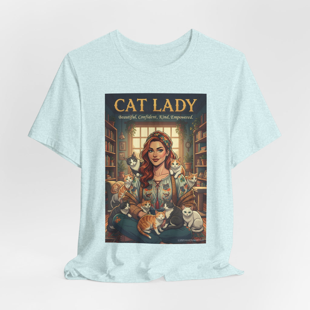 "Cat Lady - Empowered" Tee —   Cute Catgirl T-Shirt