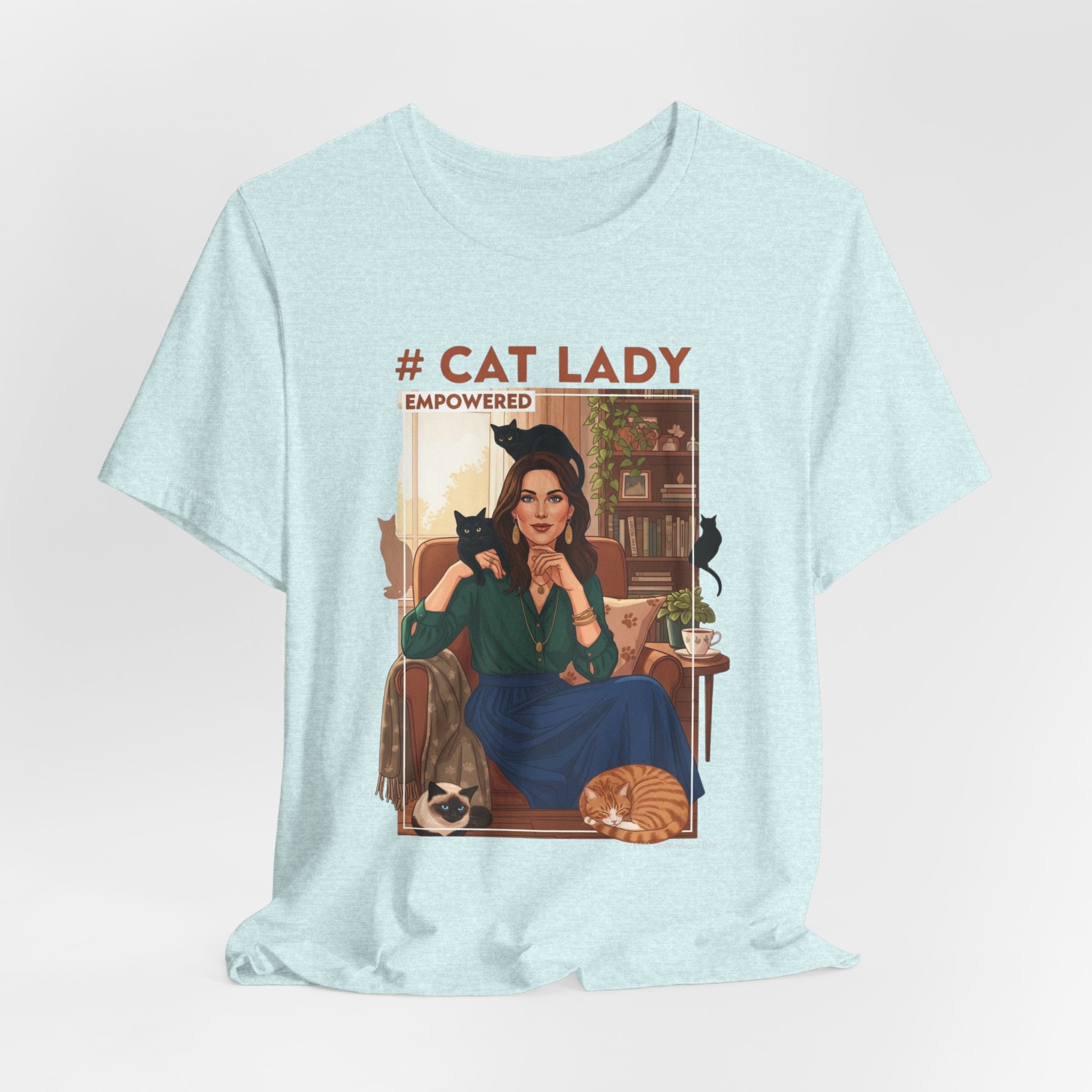 "Cat Lady - #Empowered" Tee —   Cute Catgirl T-Shirt