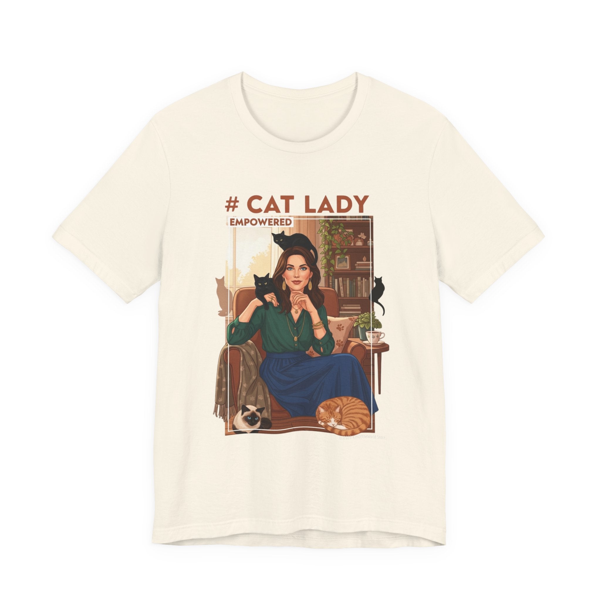 "Cat Lady - #Empowered" Tee —   Cute Catgirl T-Shirt