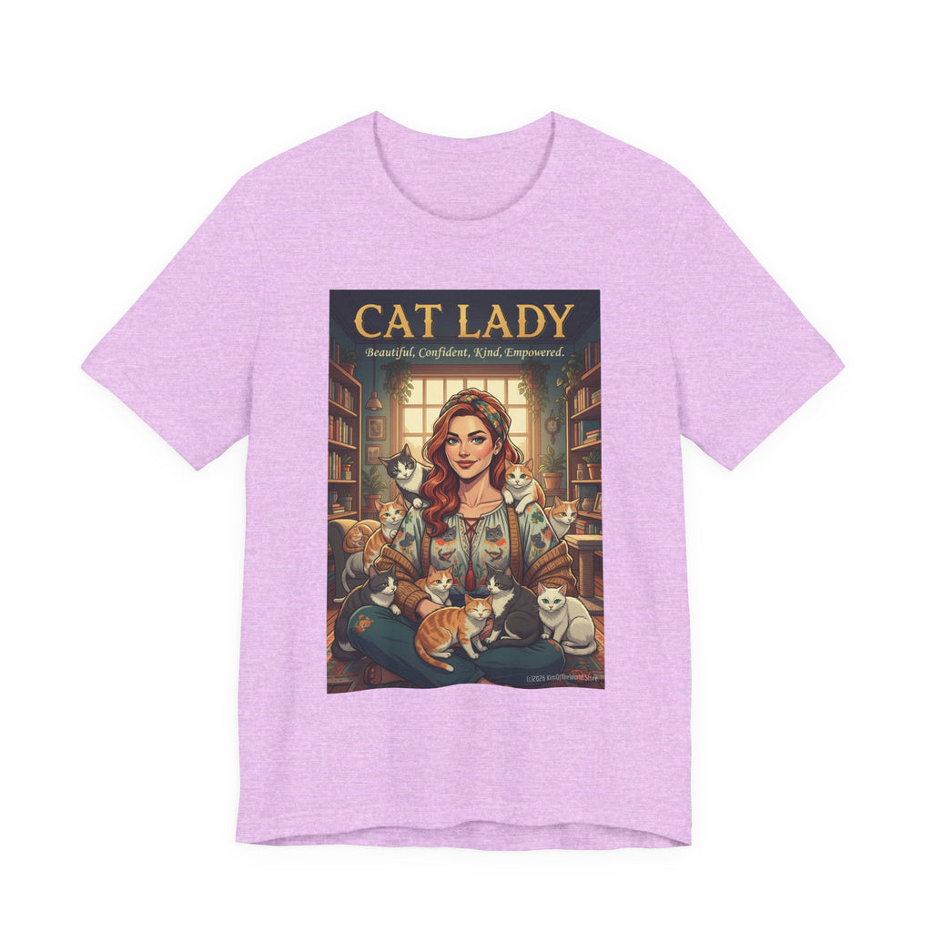 "Cat Lady - Empowered" Tee —   Cute Catgirl T-Shirt