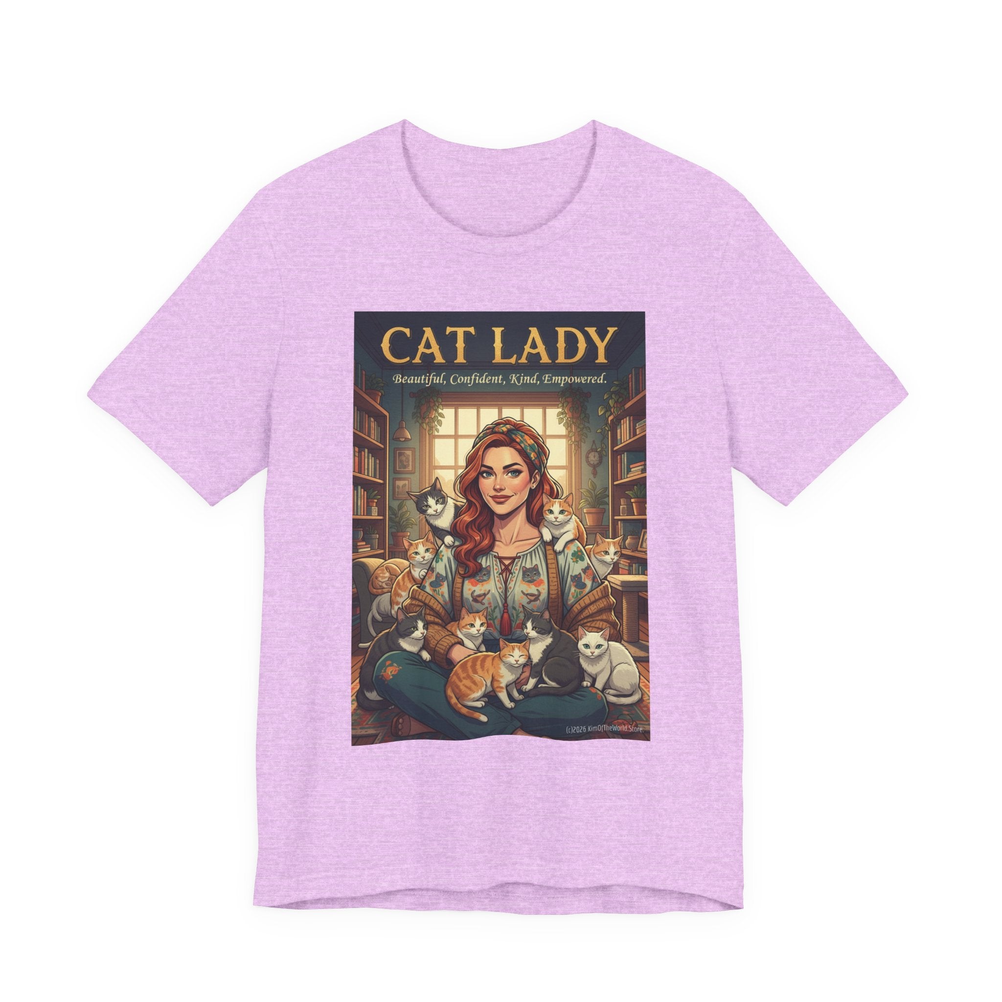 "Cat Lady - Empowered" Tee —   Cute Catgirl T-Shirt