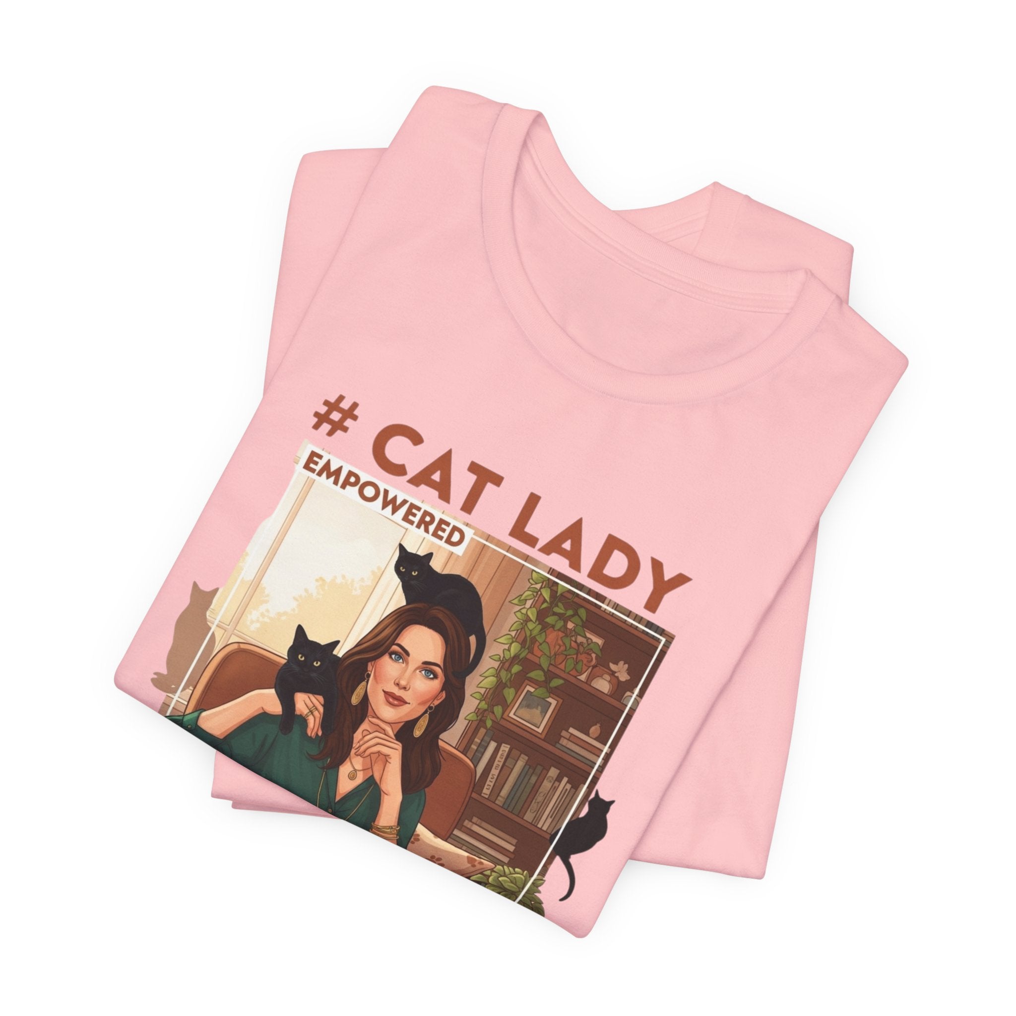 "Cat Lady - #Empowered" Tee —   Cute Catgirl T-Shirt