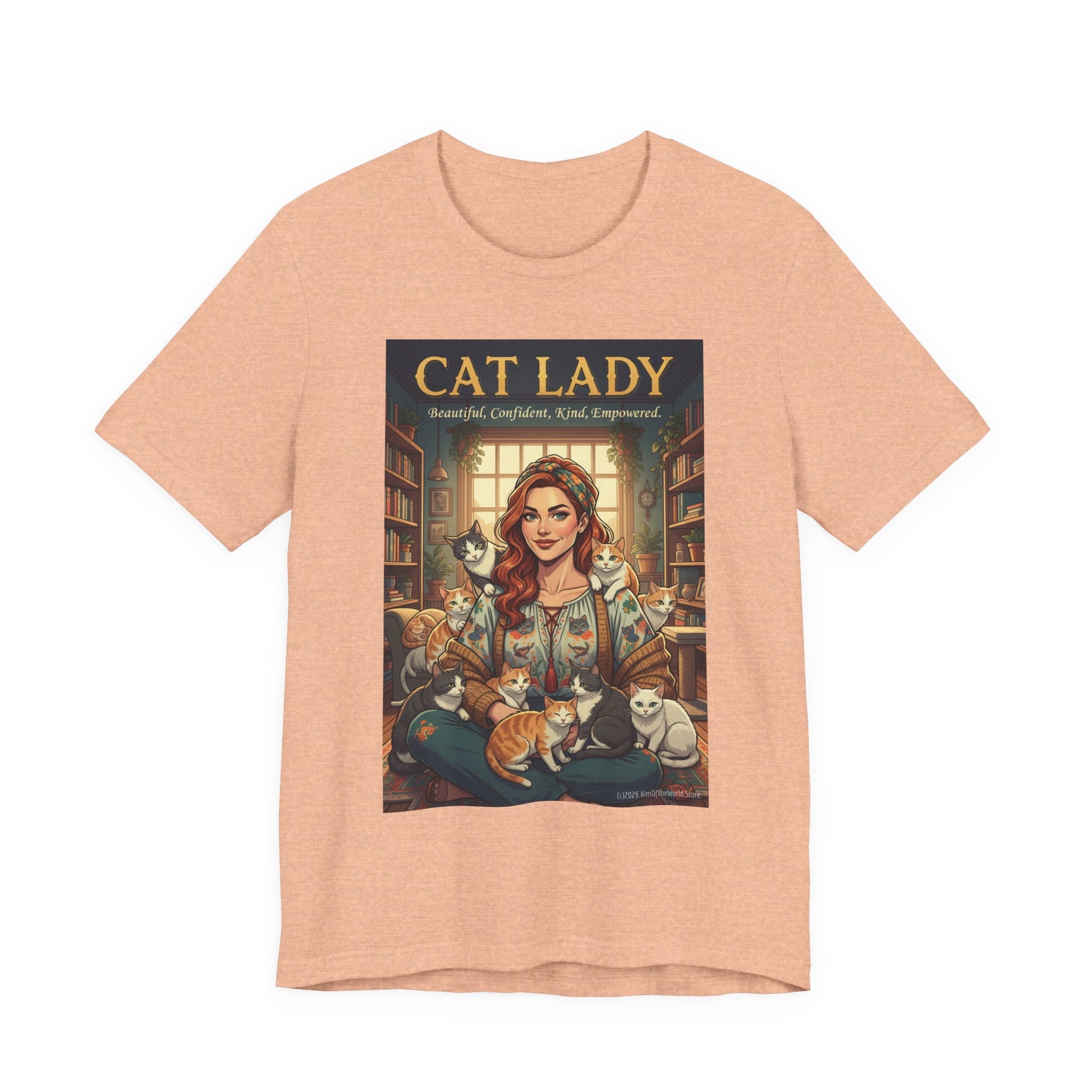 "Cat Lady - Empowered" Tee —   Cute Catgirl T-Shirt