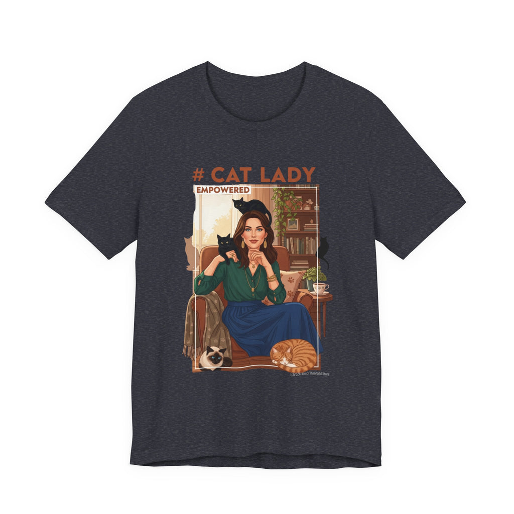 "Cat Lady - #Empowered" Tee —   Cute Catgirl T-Shirt