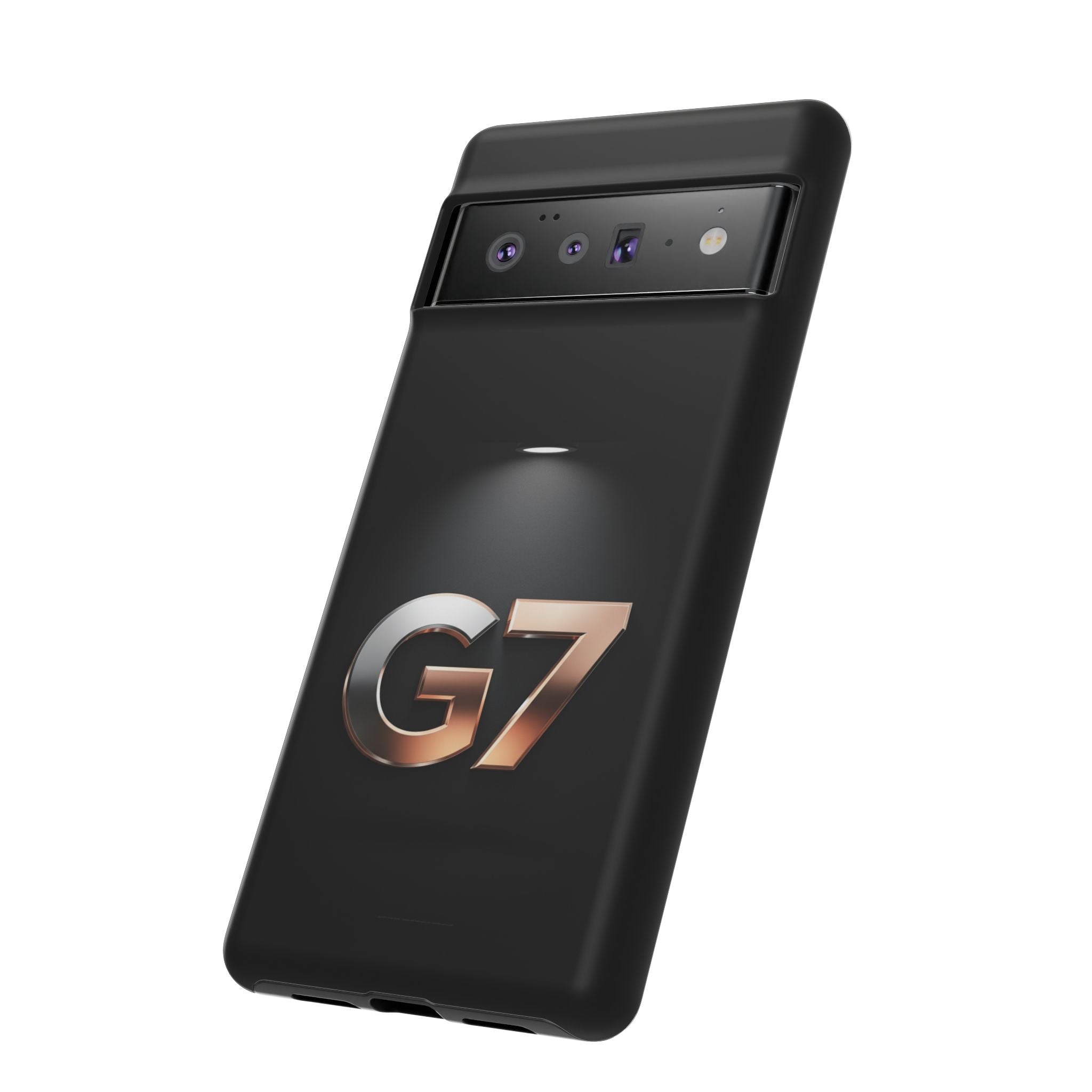 G7 Spotlight Tough Phone Case — Sleek Metallic Logo Protective Cover