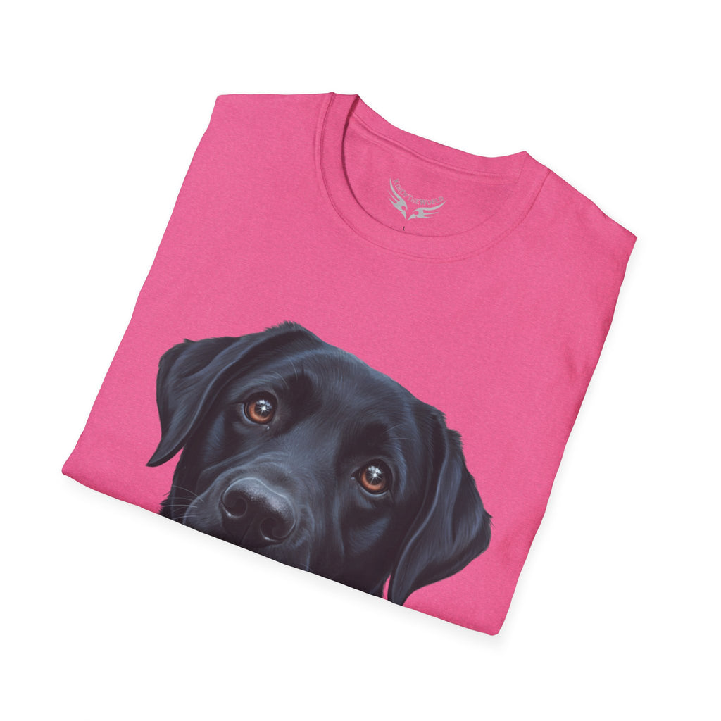 Black Labrador Retriever Dog Lab Parent Tee  - Softstyle T-Shirt