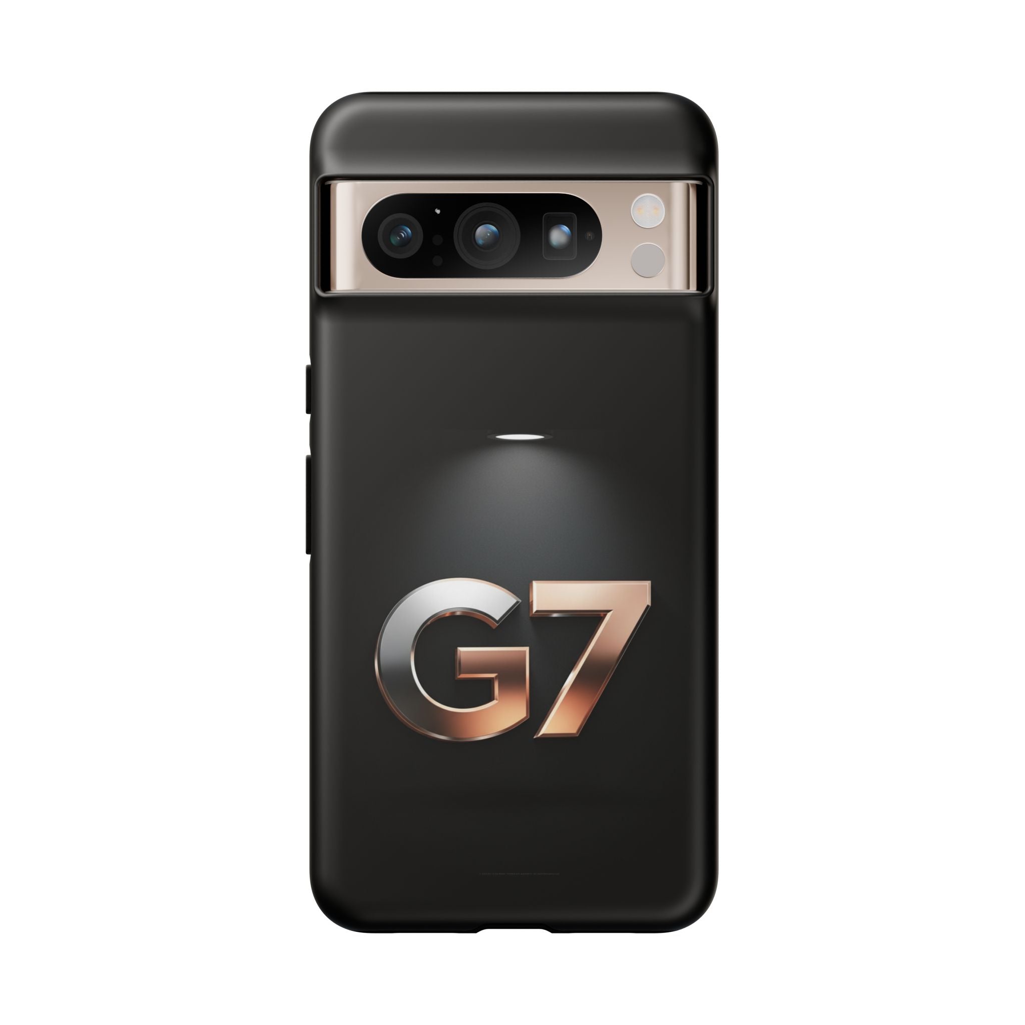 G7 Spotlight Tough Phone Case — Sleek Metallic Logo Protective Cover