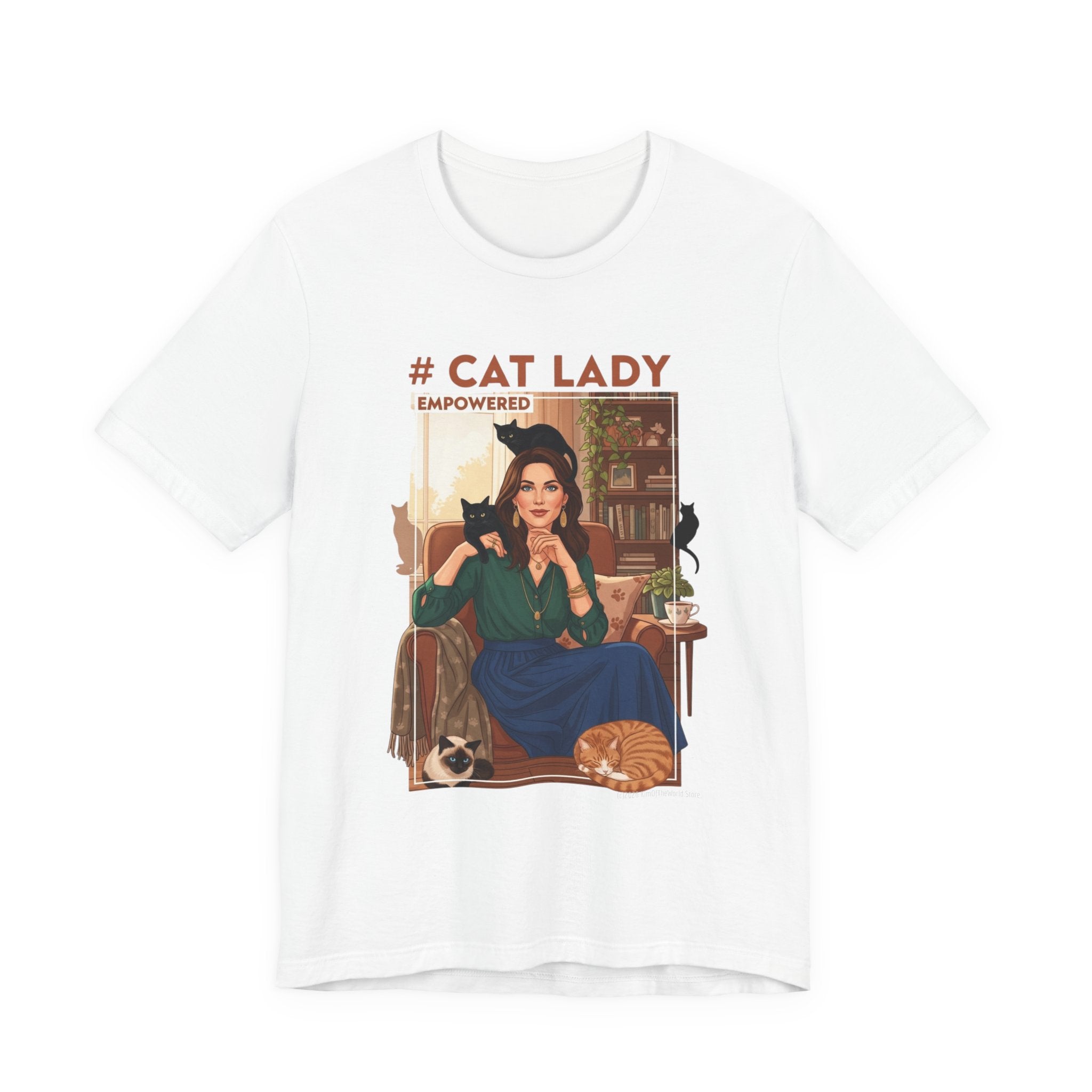 "Cat Lady - #Empowered" Tee —   Cute Catgirl T-Shirt