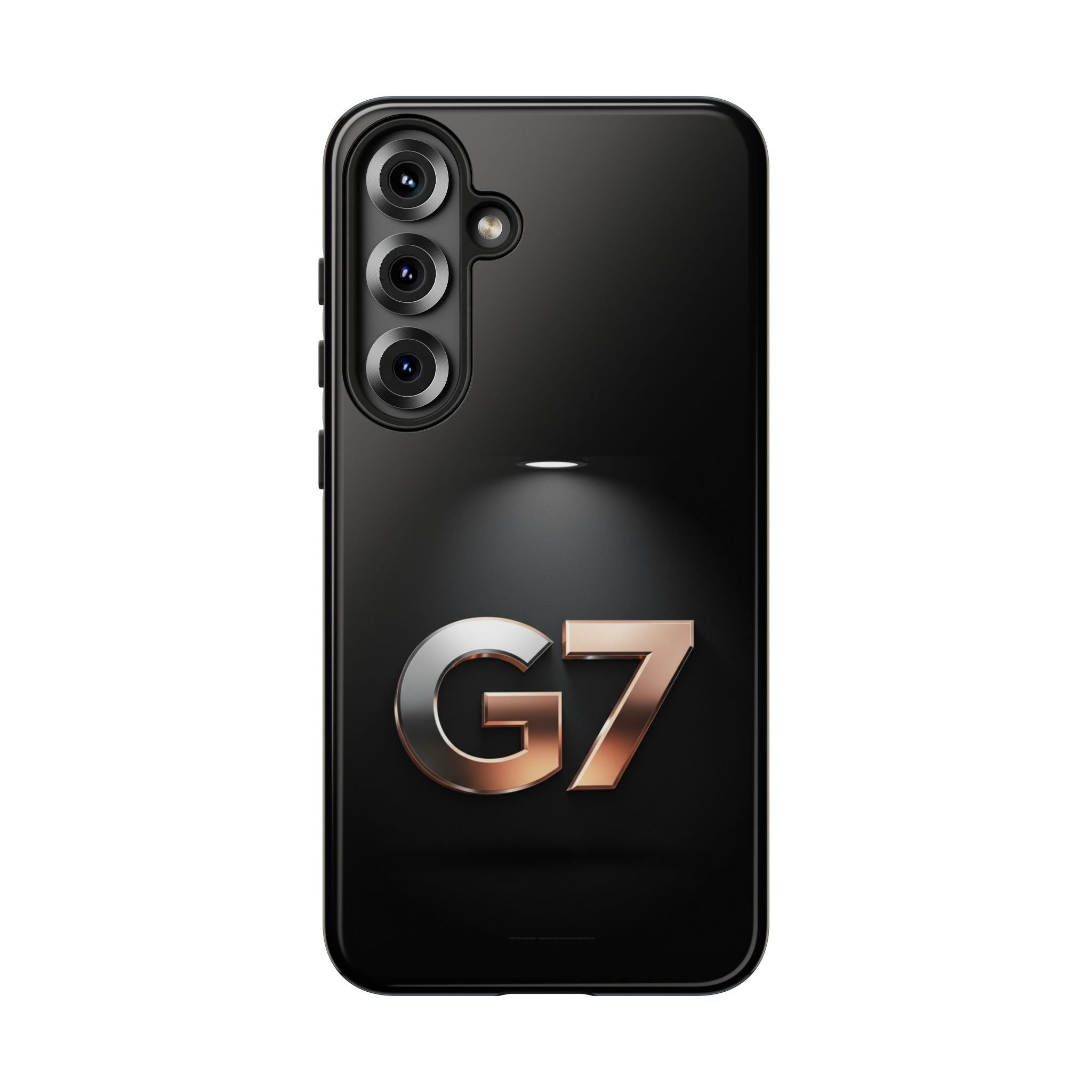 G7 Spotlight Tough Phone Case — Sleek Metallic Logo Protective Cover