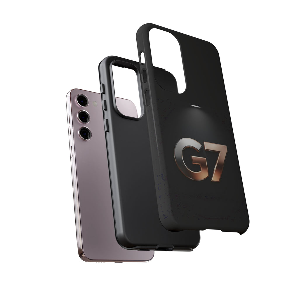 G7 Spotlight Tough Phone Case — Sleek Metallic Logo Protective Cover