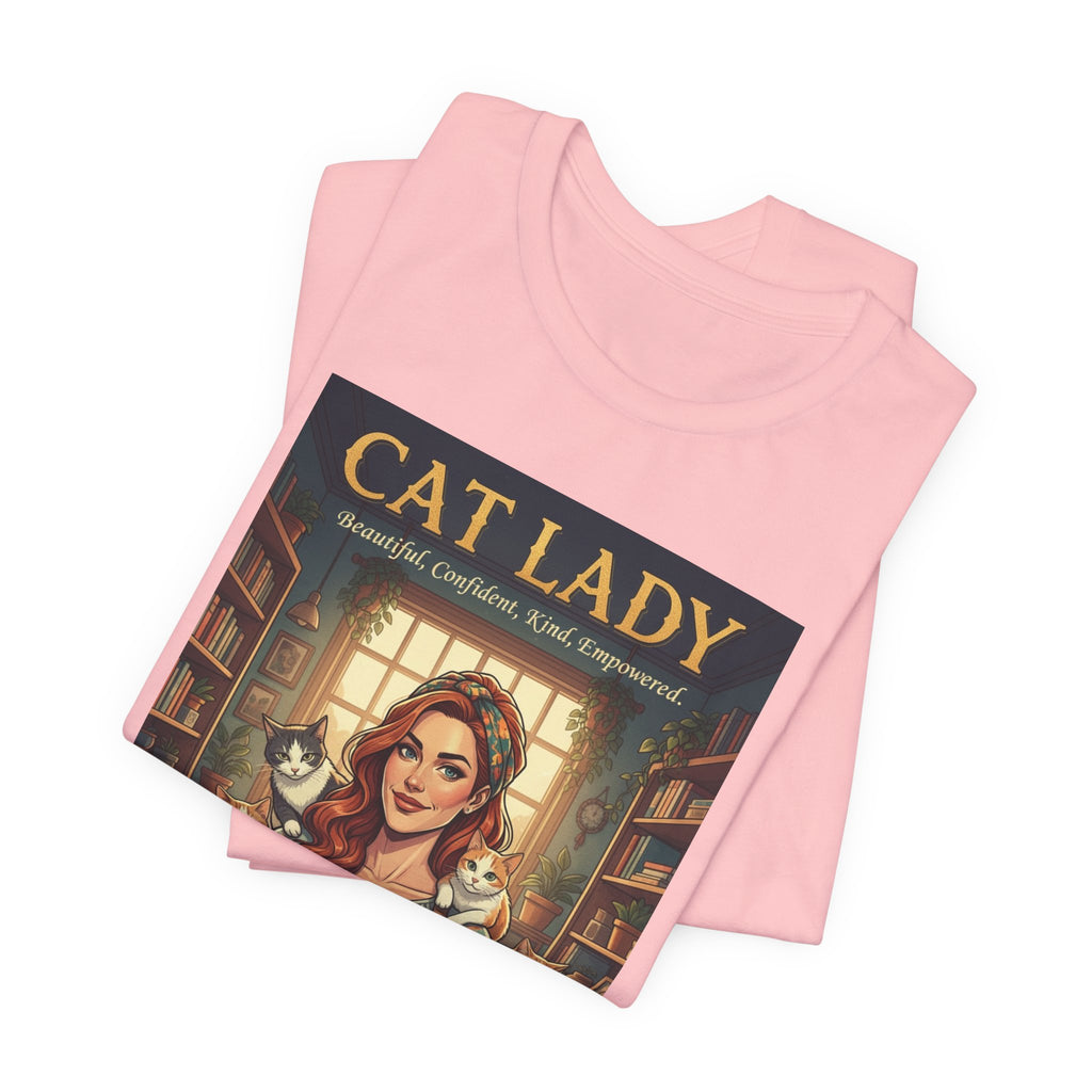 "Cat Lady - Empowered" Tee —   Cute Catgirl T-Shirt