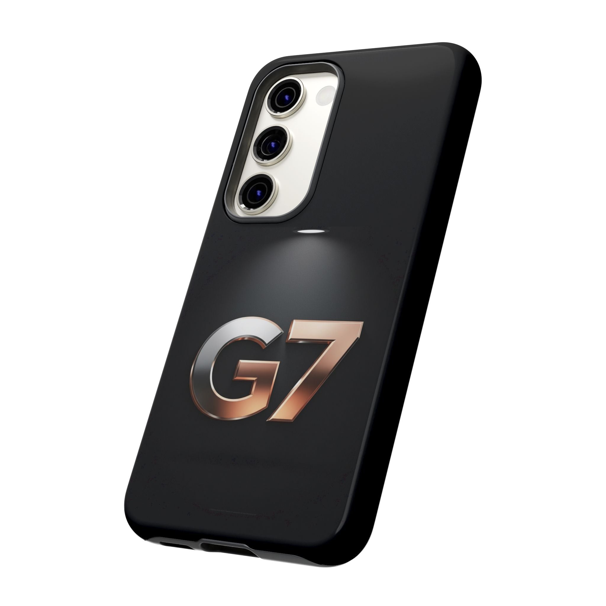 G7 Spotlight Tough Phone Case — Sleek Metallic Logo Protective Cover