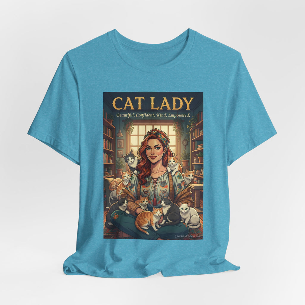 "Cat Lady - Empowered" Tee —   Cute Catgirl T-Shirt