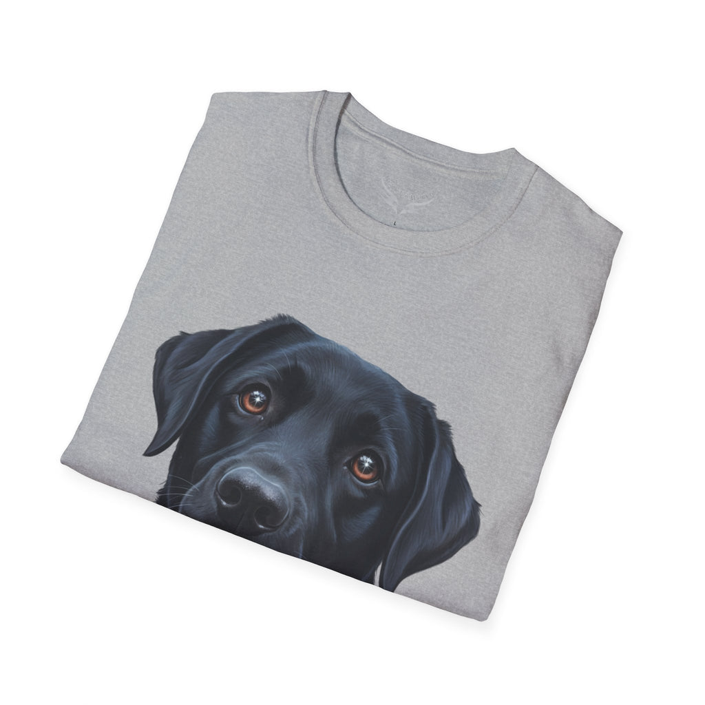 Black Labrador Retriever Dog Lab Parent Tee  - Softstyle T-Shirt