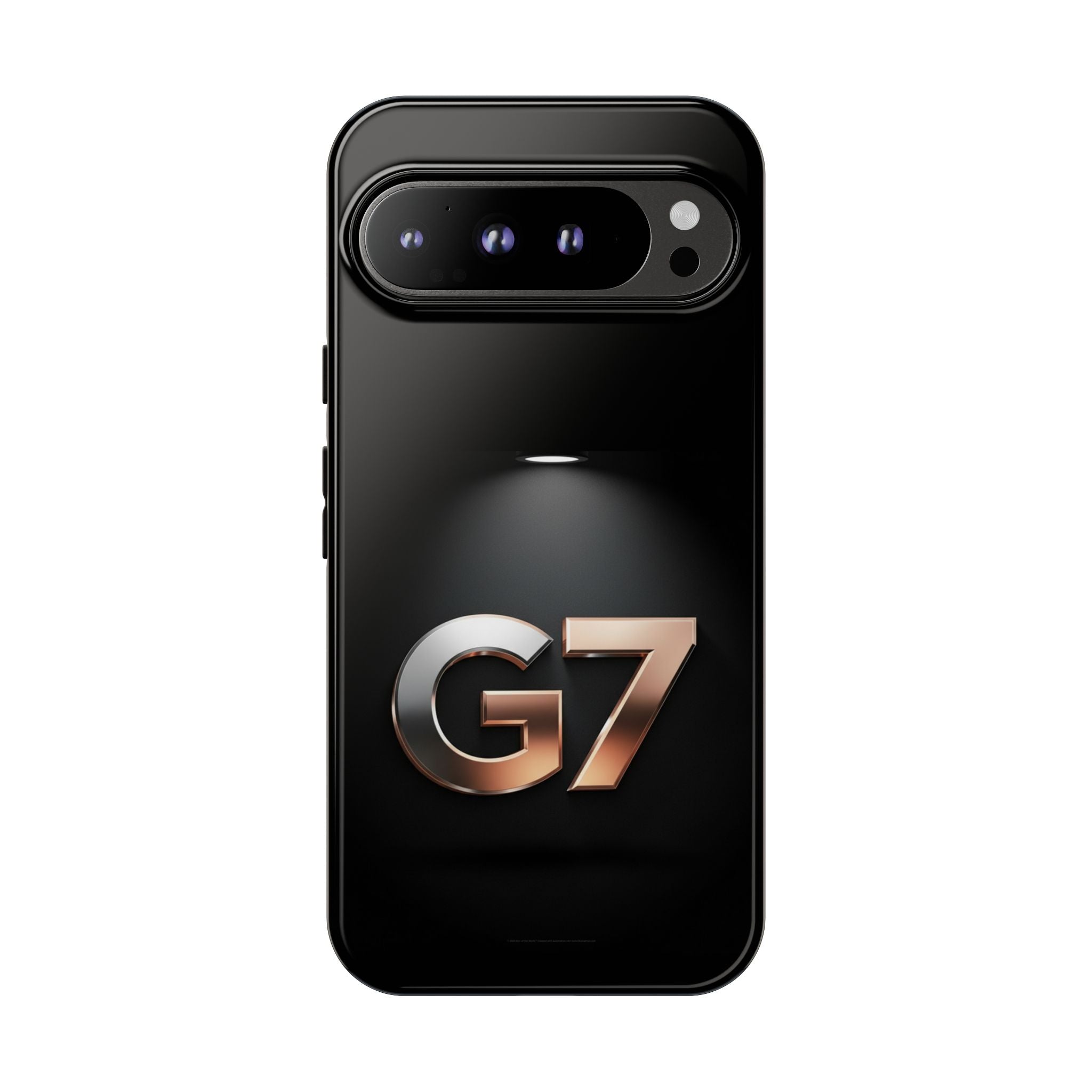 G7 Spotlight Tough Phone Case — Sleek Metallic Logo Protective Cover