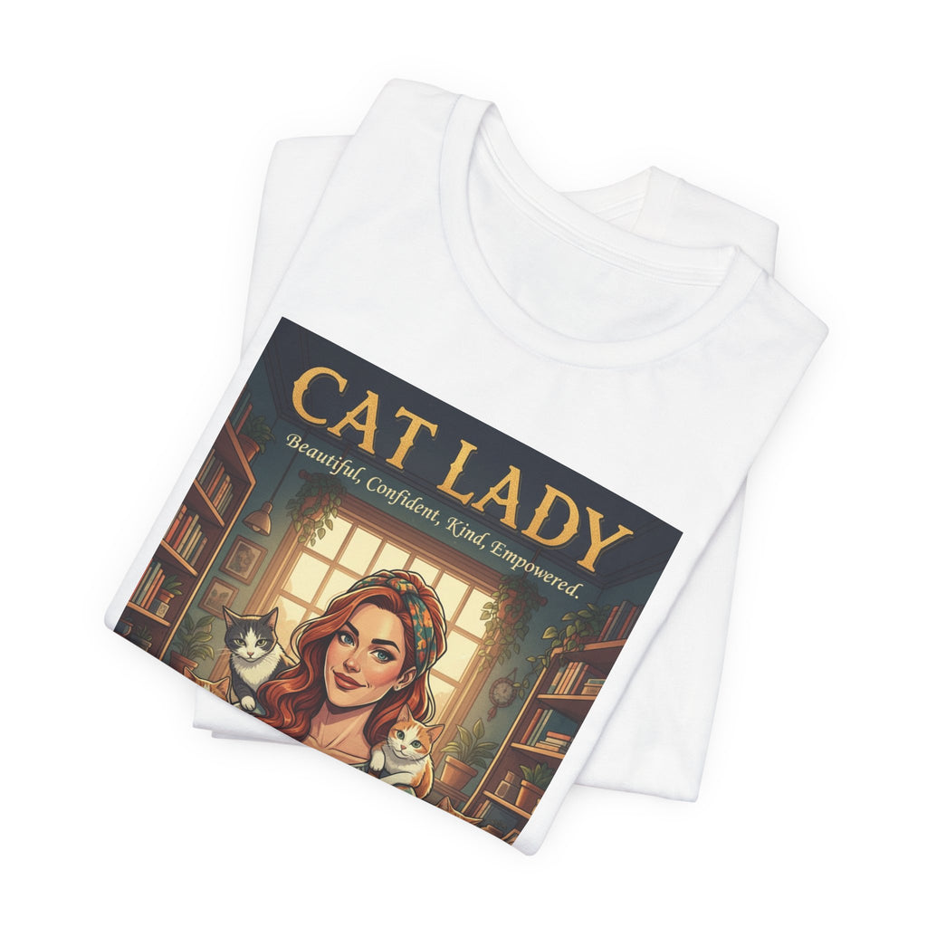 "Cat Lady - Empowered" Tee —   Cute Catgirl T-Shirt