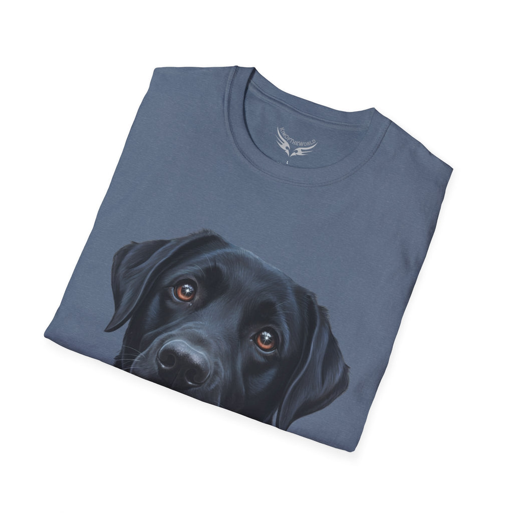 Black Labrador Retriever Dog Lab Parent Tee  - Softstyle T-Shirt