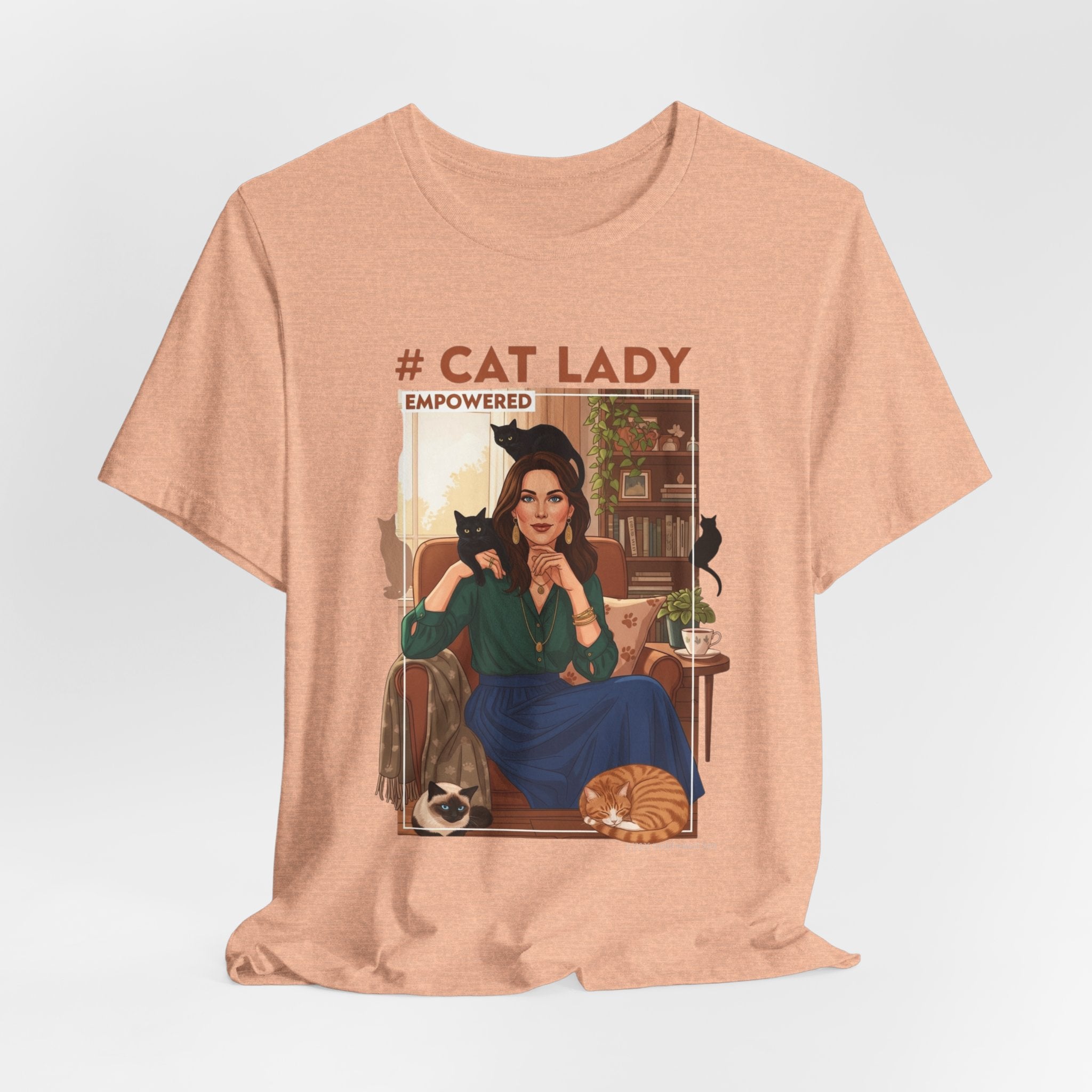 "Cat Lady - #Empowered" Tee —   Cute Catgirl T-Shirt