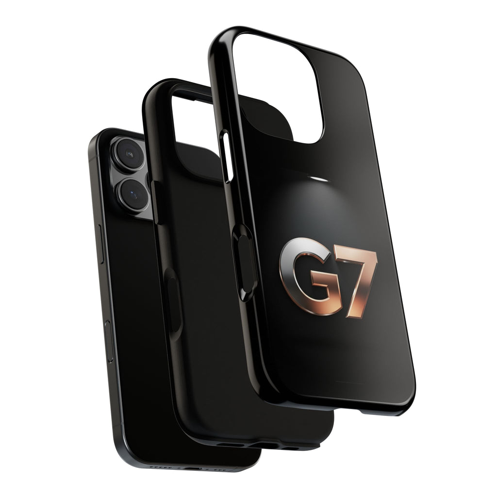 G7 Spotlight Tough Phone Case — Sleek Metallic Logo Protective Cover