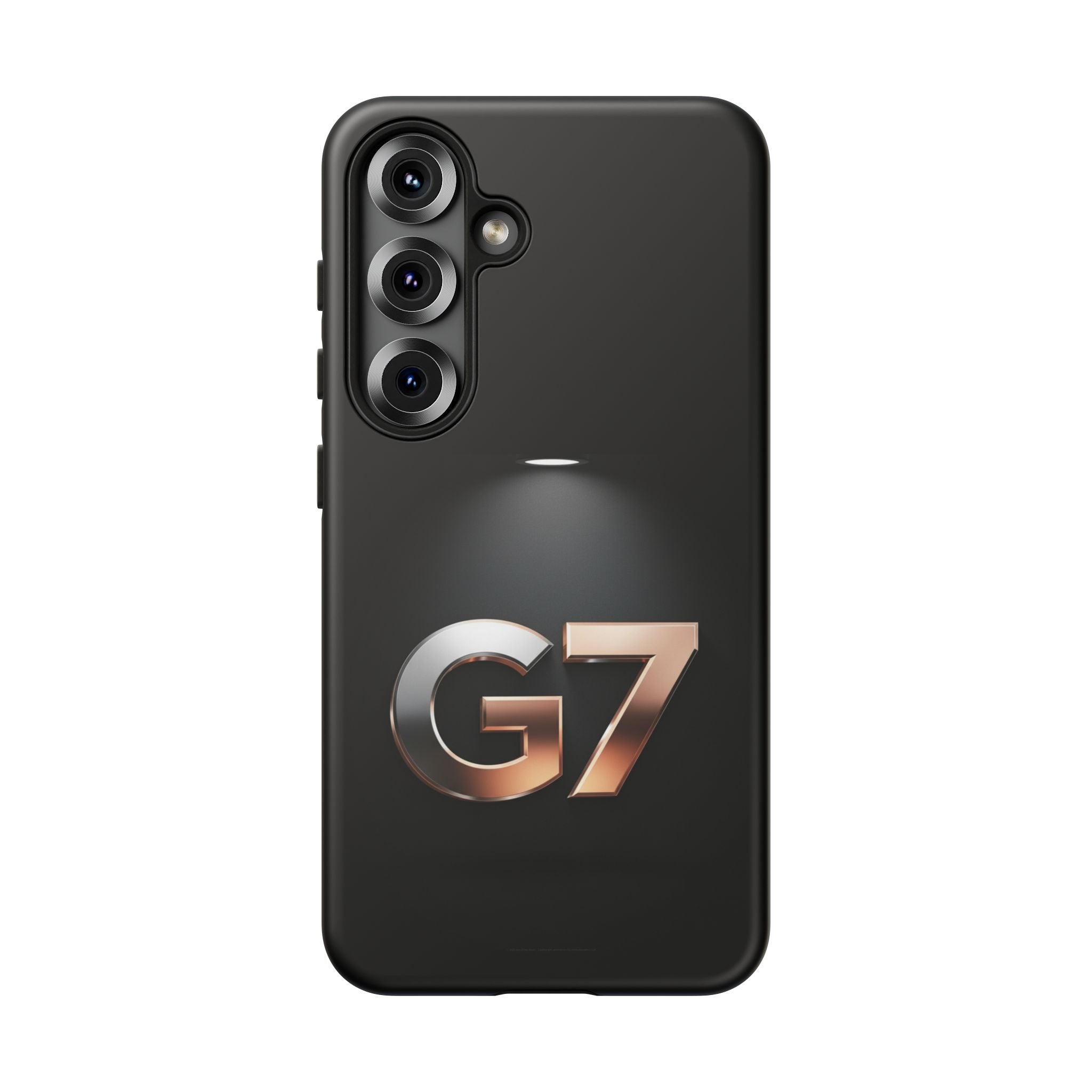 G7 Spotlight Tough Phone Case — Sleek Metallic Logo Protective Cover