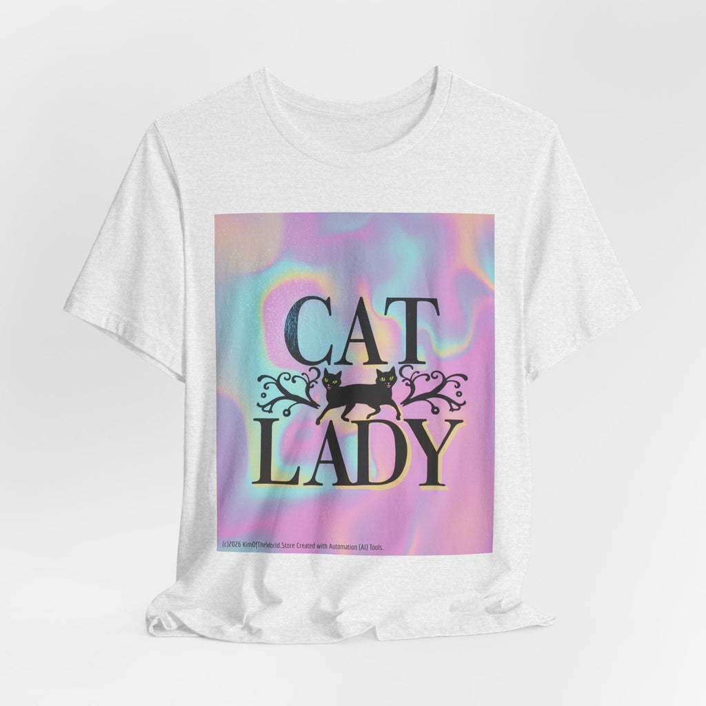 "Cat Lady" Tee —   Cute Catgirl T-Shirt