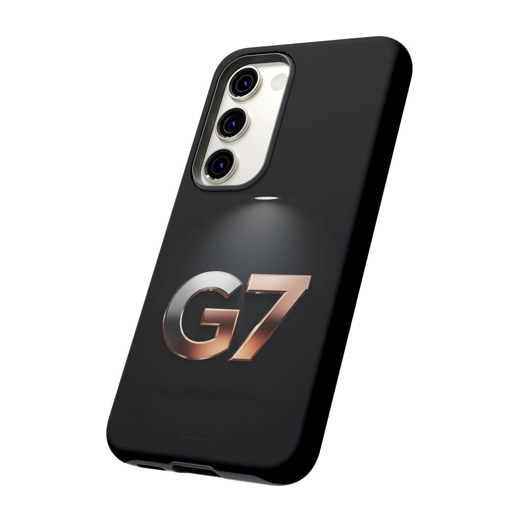 G7 Spotlight Tough Phone Case — Sleek Metallic Logo Protective Cover