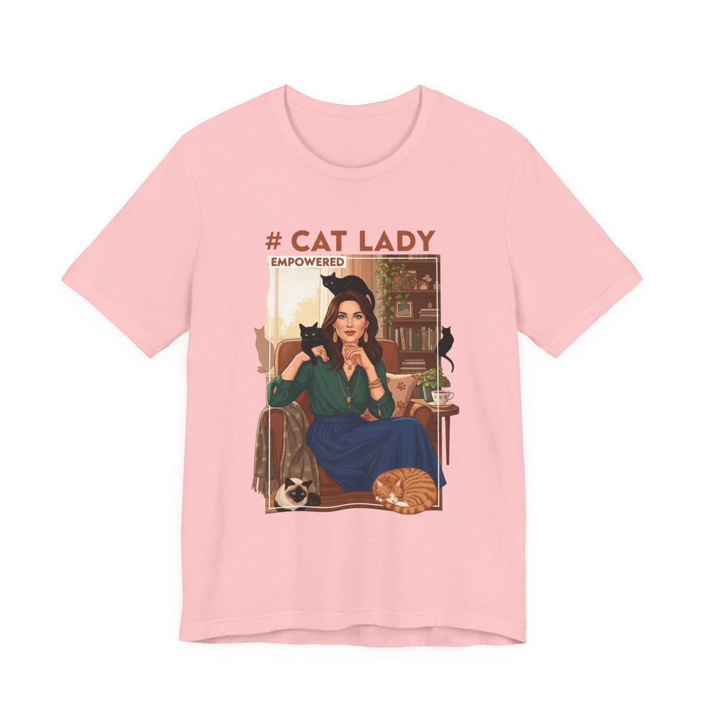 "Cat Lady - #Empowered" Tee —   Cute Catgirl T-Shirt