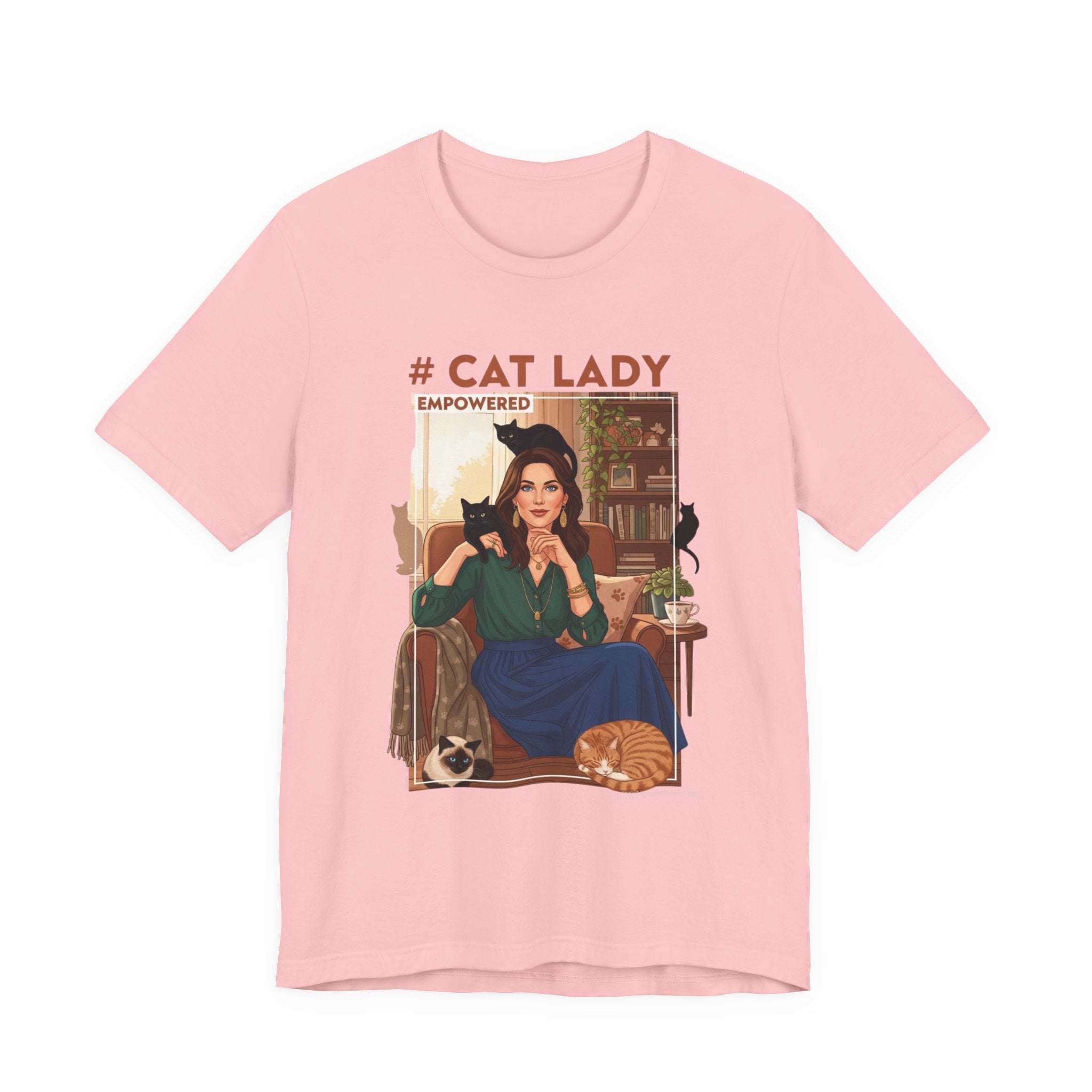 "Cat Lady - #Empowered" Tee —   Cute Catgirl T-Shirt