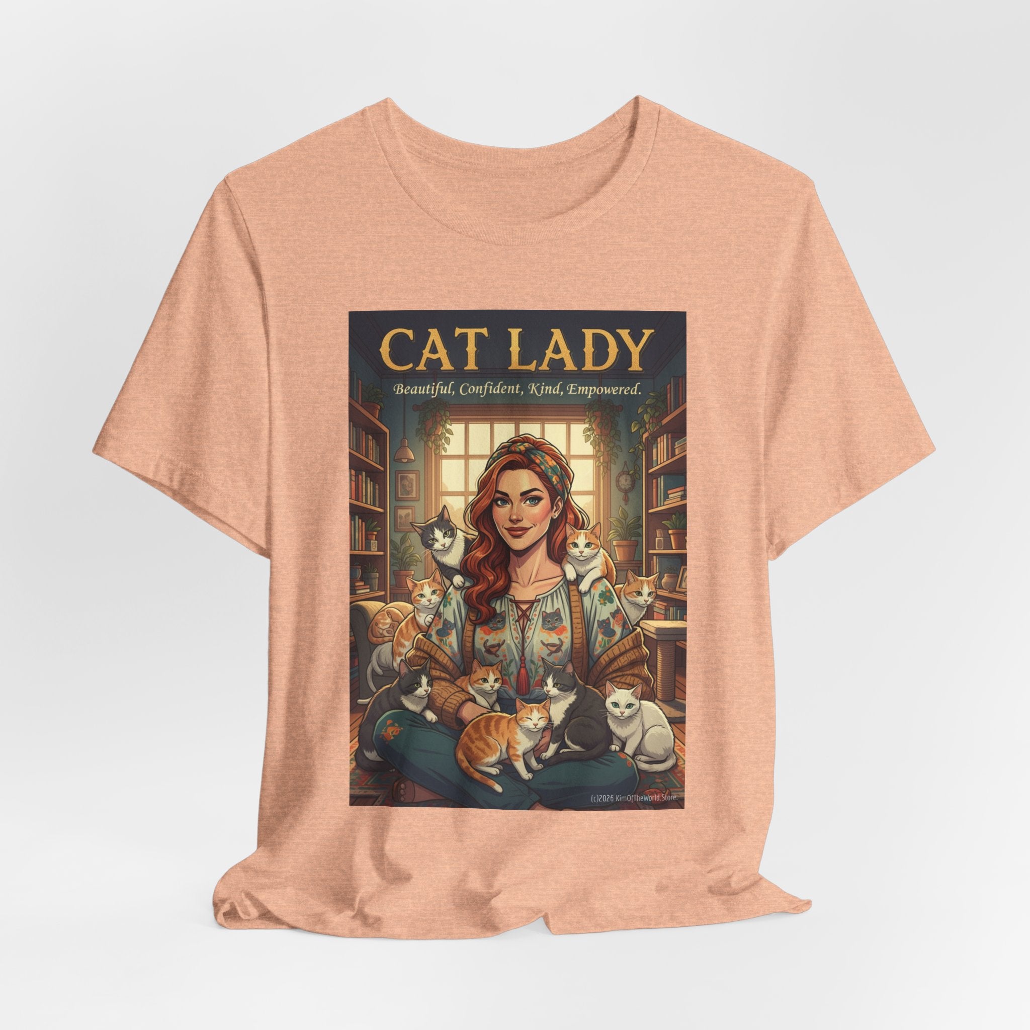 "Cat Lady - Empowered" Tee —   Cute Catgirl T-Shirt
