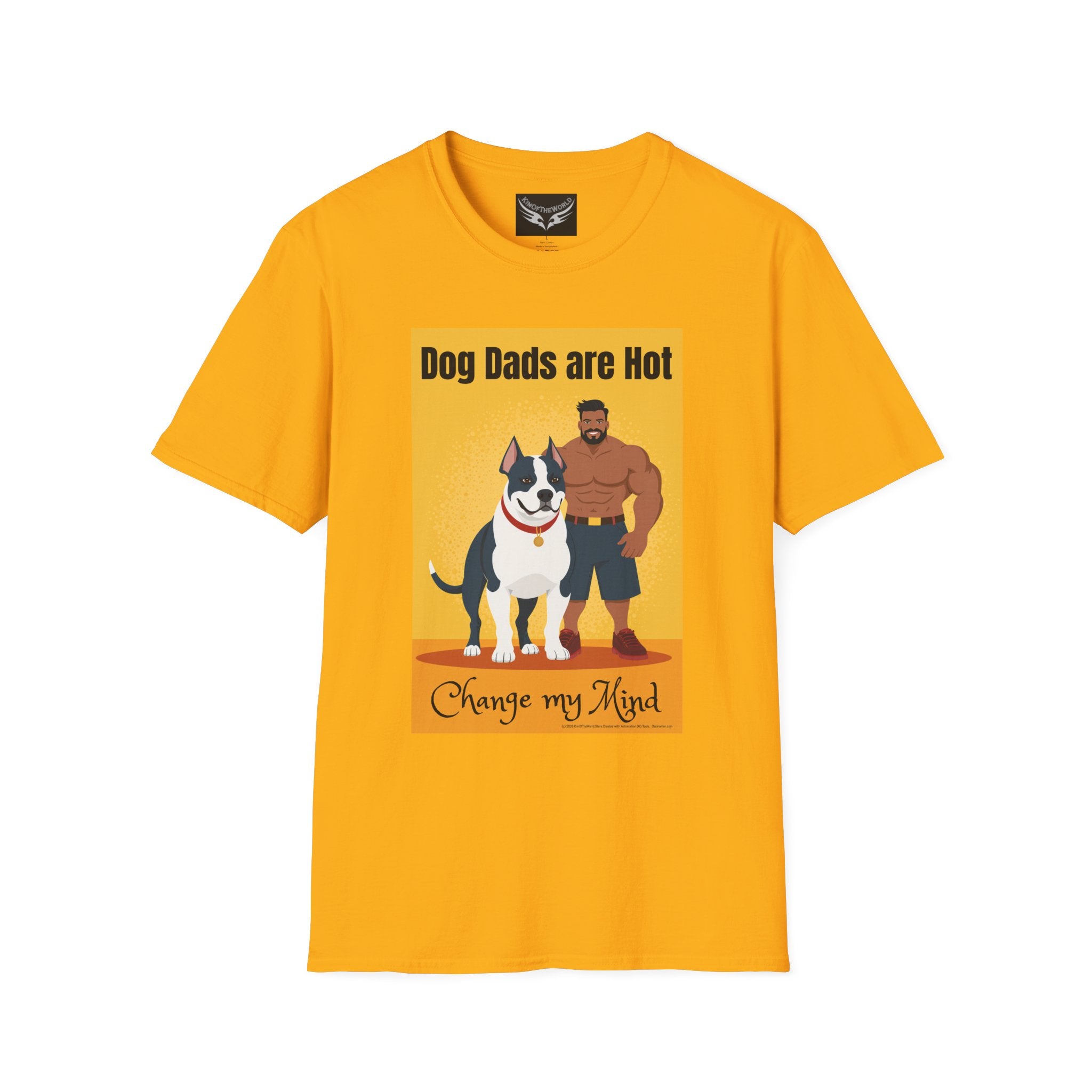 Dog Dads Are Hot T-Shirt — Funny Pet Lover Tee for Dog Owners